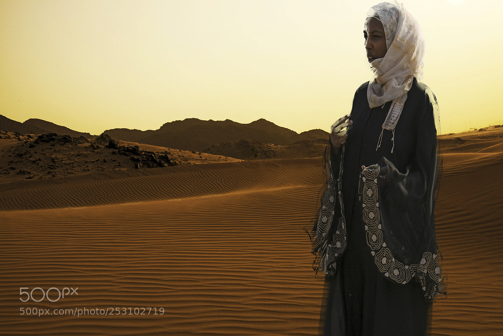 Nikon D800E sample photo. Woman in the desert photography