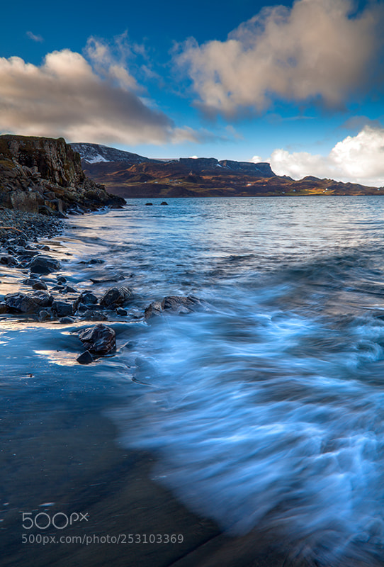 Canon EOS 5D Mark II sample photo. Staffin bay photography