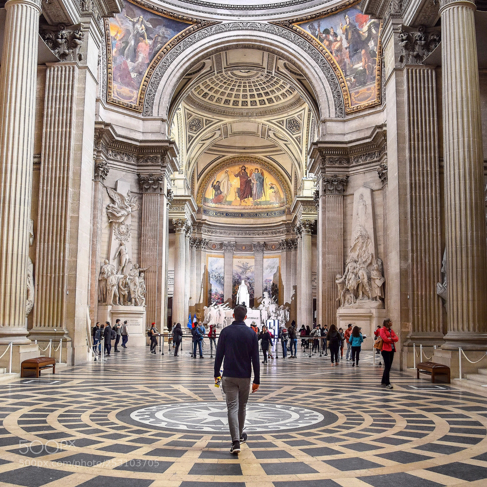 Nikon D5500 sample photo. Panthéon paris photography