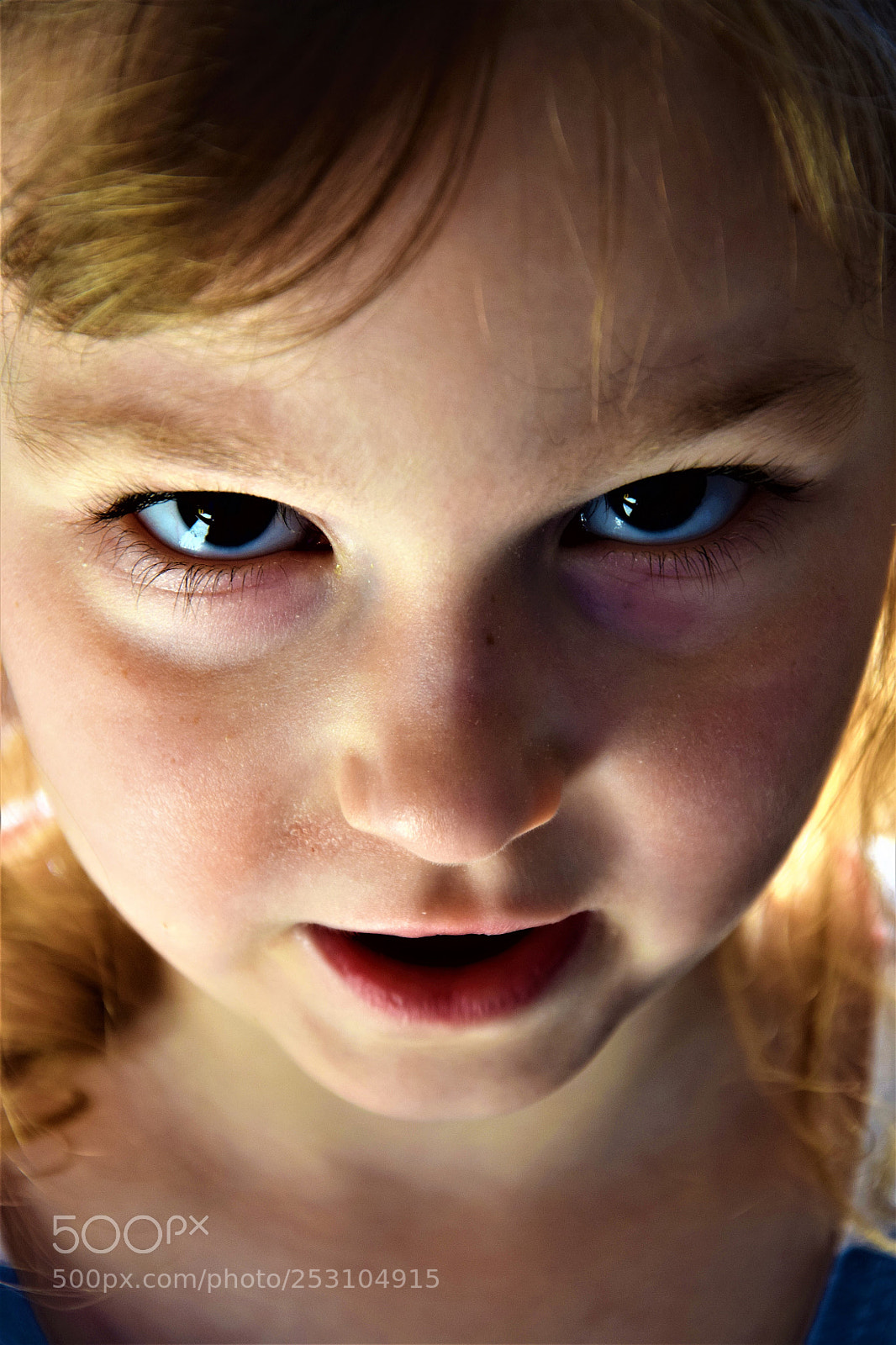 Nikon D5300 sample photo. Young girl scary horror photography