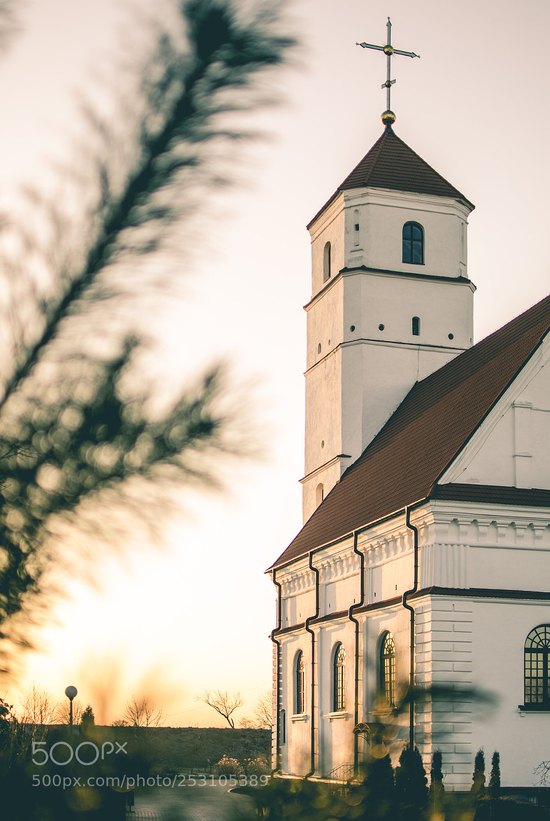 Nikon D5100 sample photo. Church in zaslaue photography