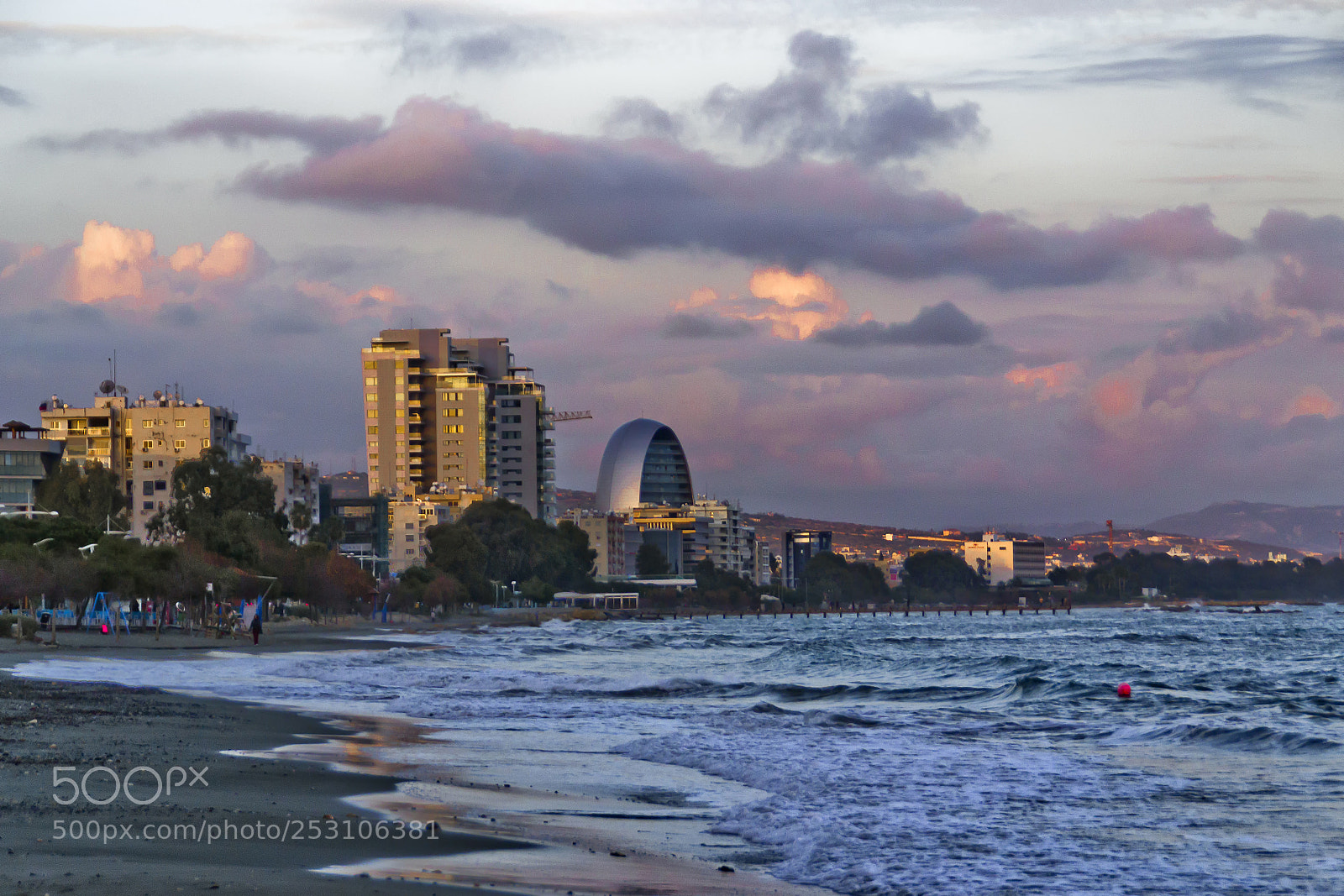 Nikon D3100 sample photo. Limassol sunset photography