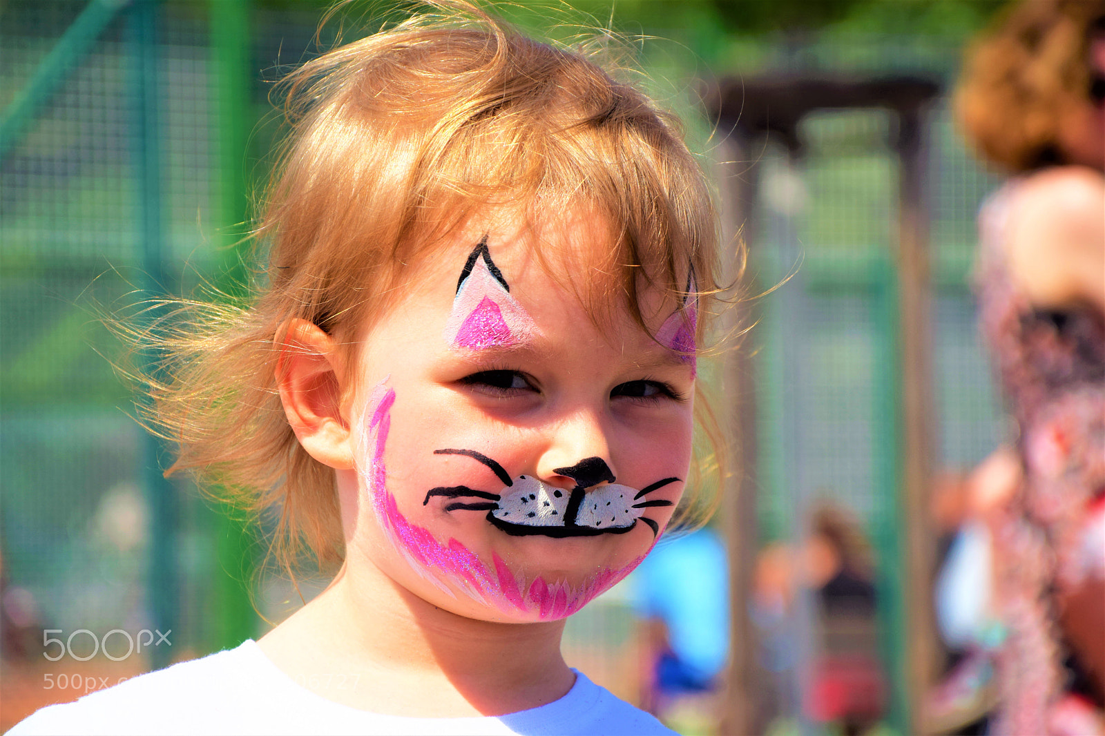 Nikon D5300 sample photo. A little girl painted photography