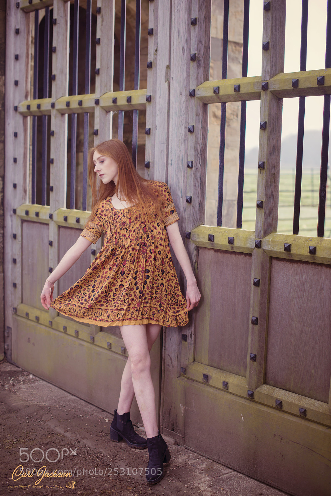 Nikon D800 sample photo. Red haired girl at photography
