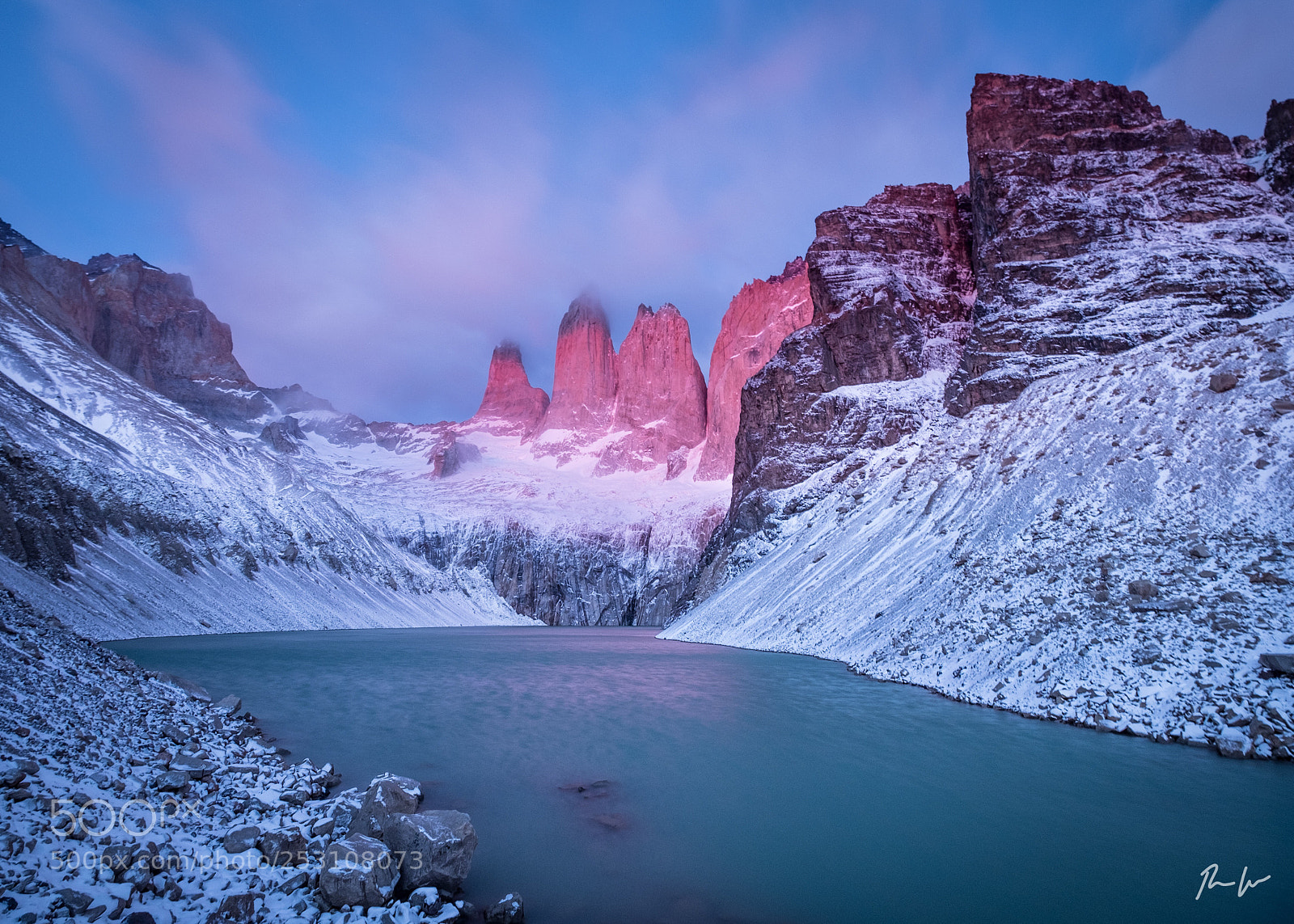 Fujifilm X-E2S sample photo. Torres del paine sunrise photography