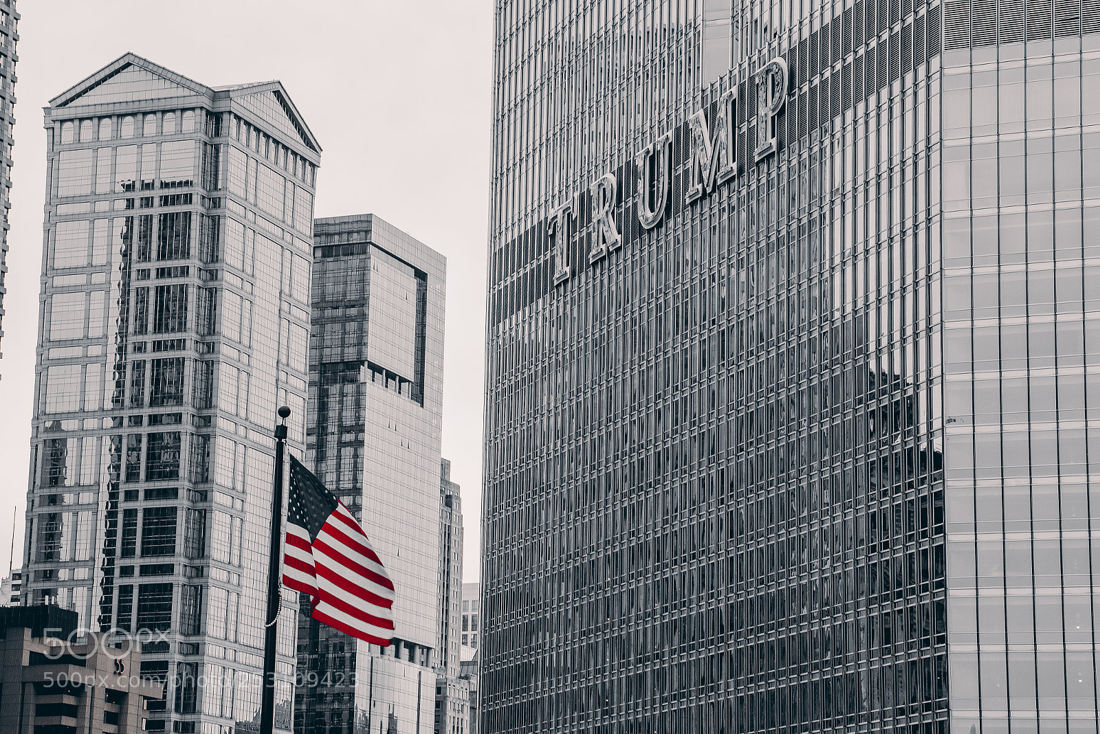 Nikon D810 sample photo. Trump tower chicago photography