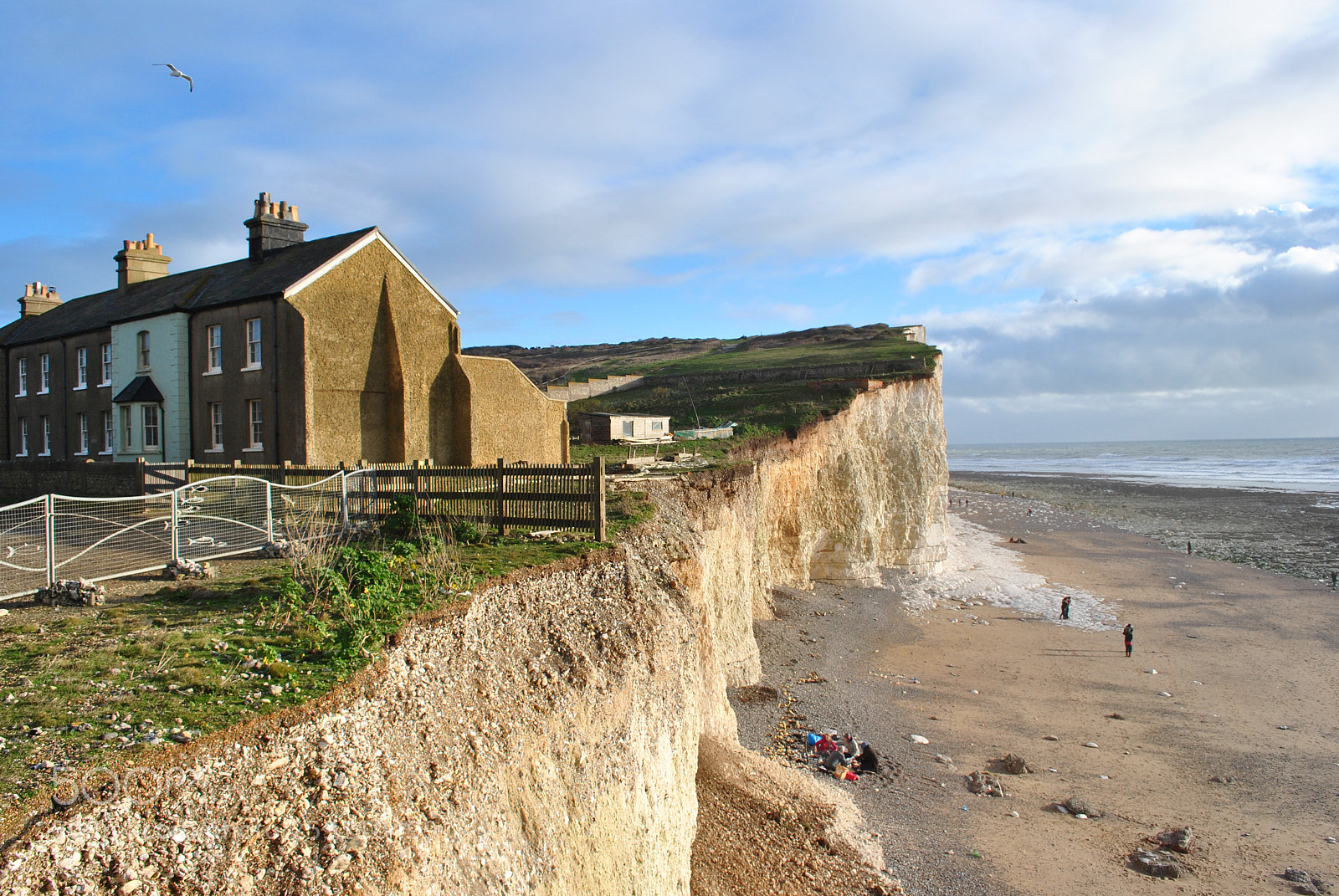 Nikon D3000 sample photo. Seven sisters sussex, england photography