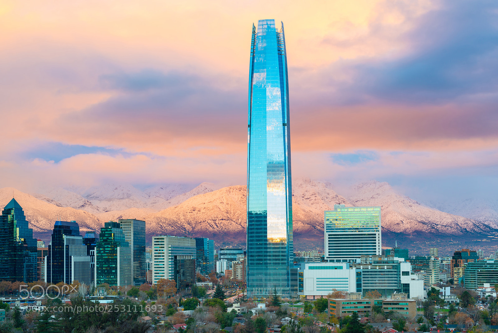 Nikon D800 sample photo. Skyline of santiago de photography