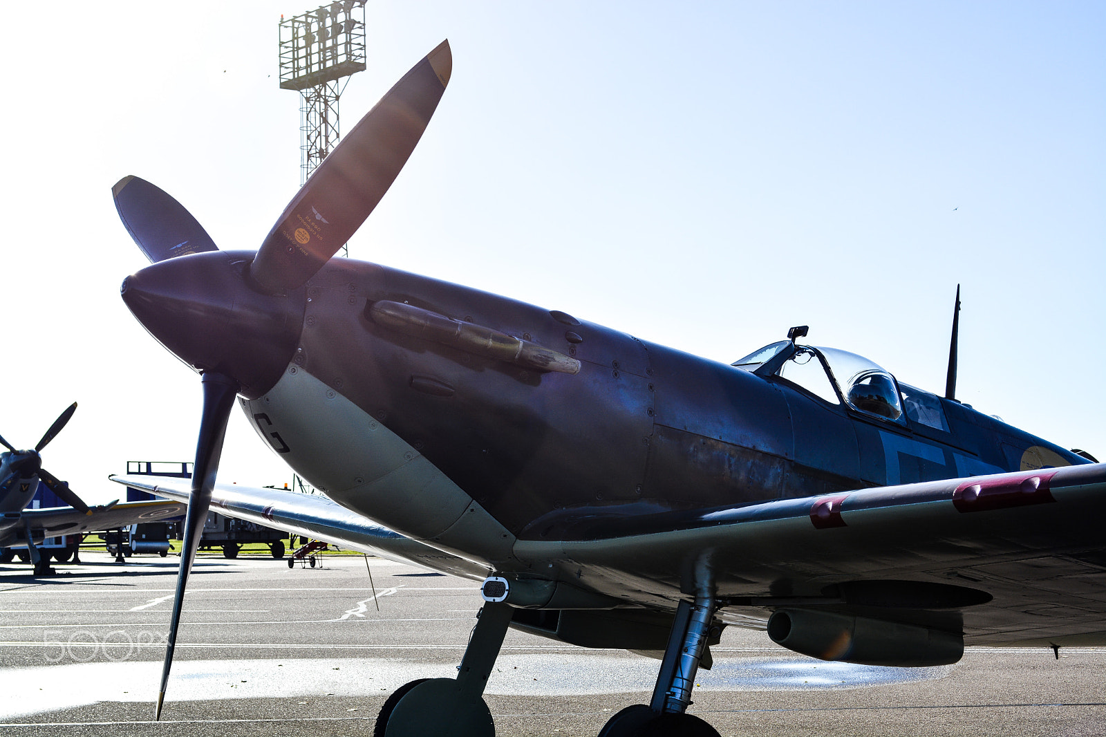 Nikon D5200 sample photo. Spitfire mk.iia photography