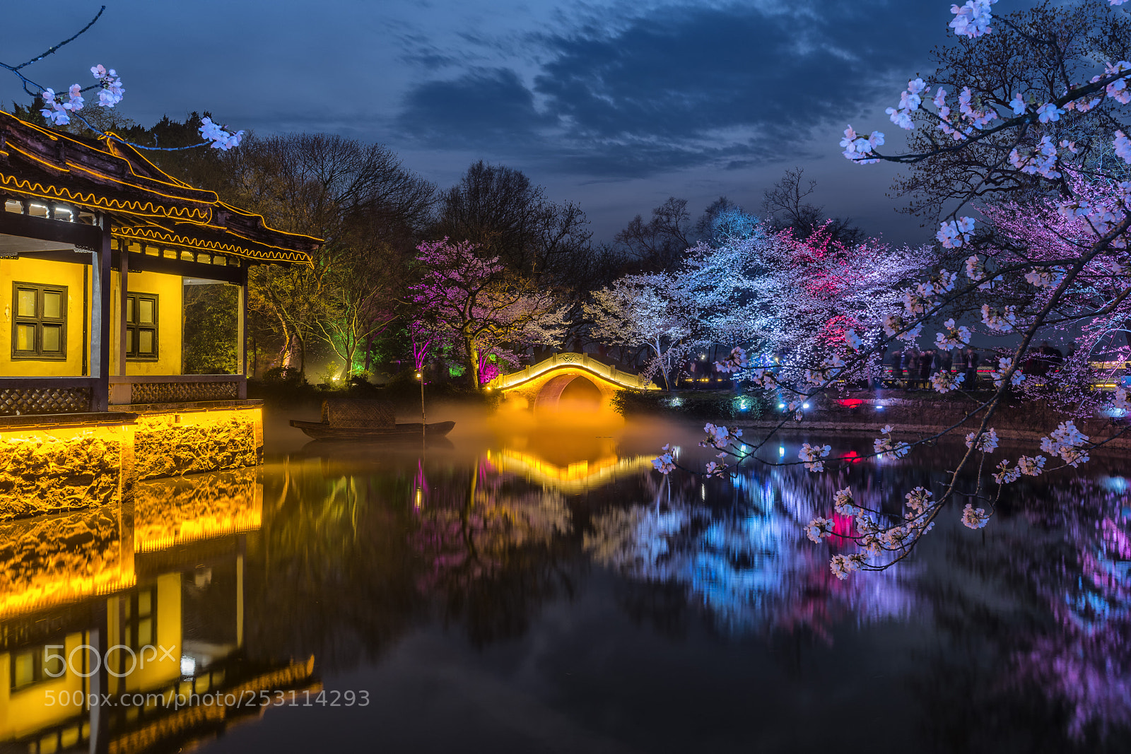 Nikon D810 sample photo. Yuantouzhu sakura photography