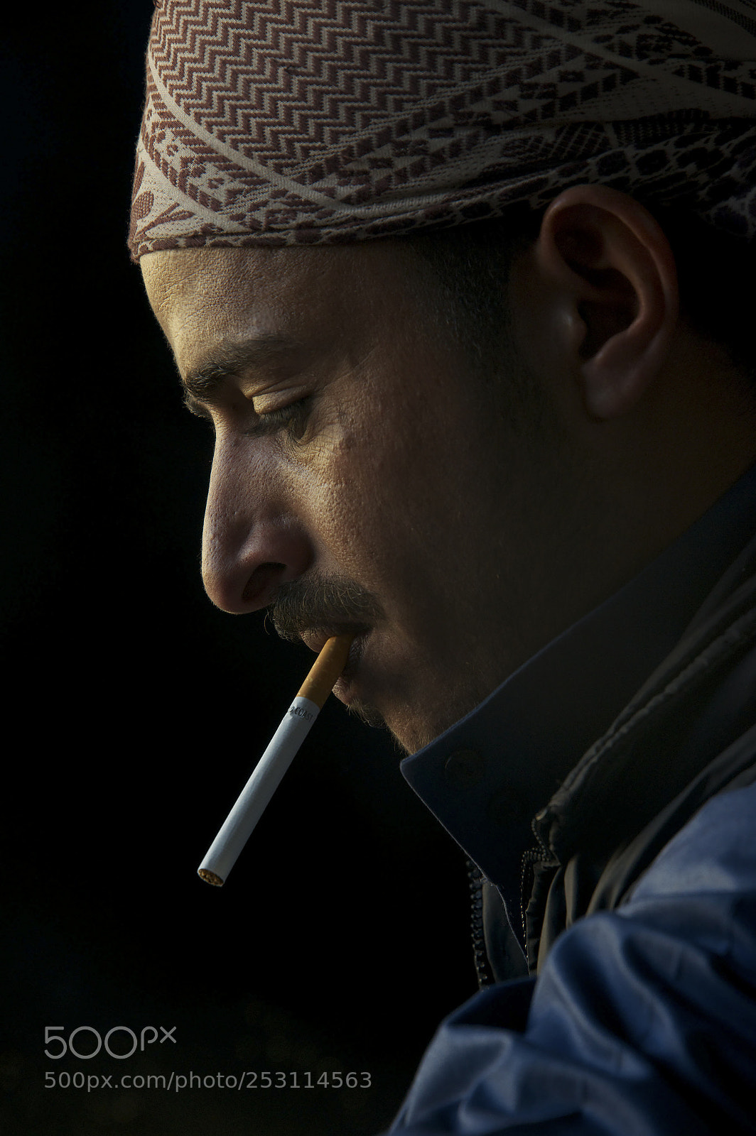 Nikon D800E sample photo. Bedouin with cigarette photography