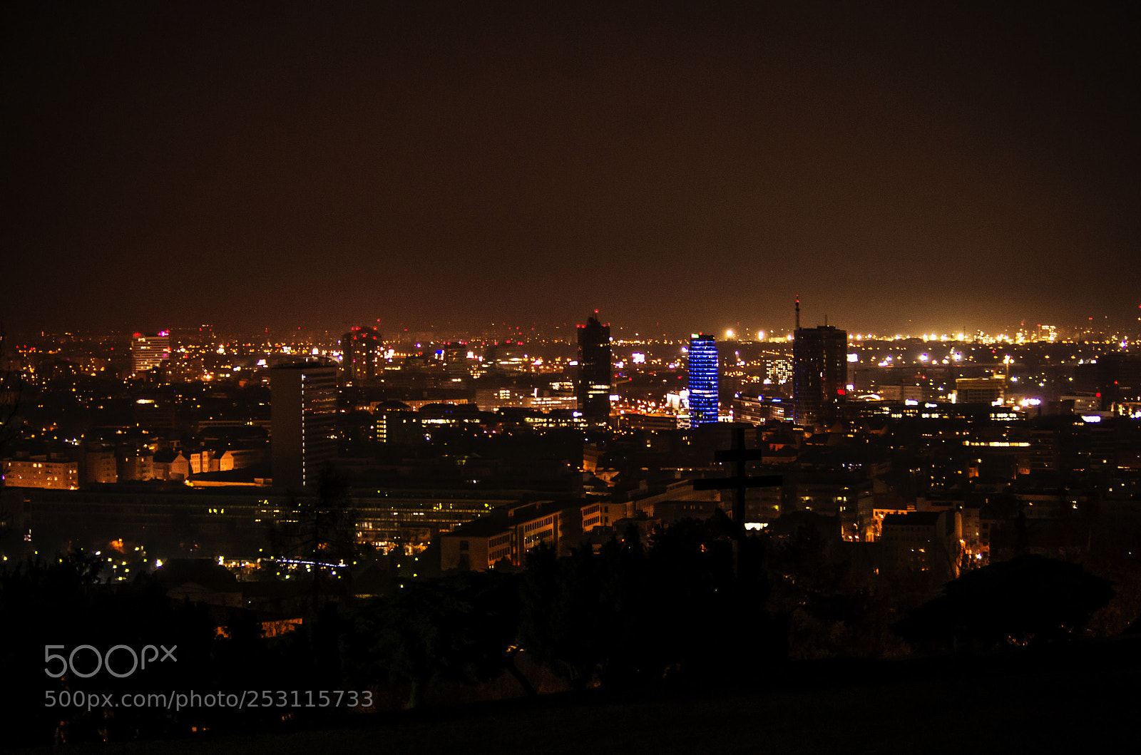 Pentax K-5 sample photo. Light over bratislava photography