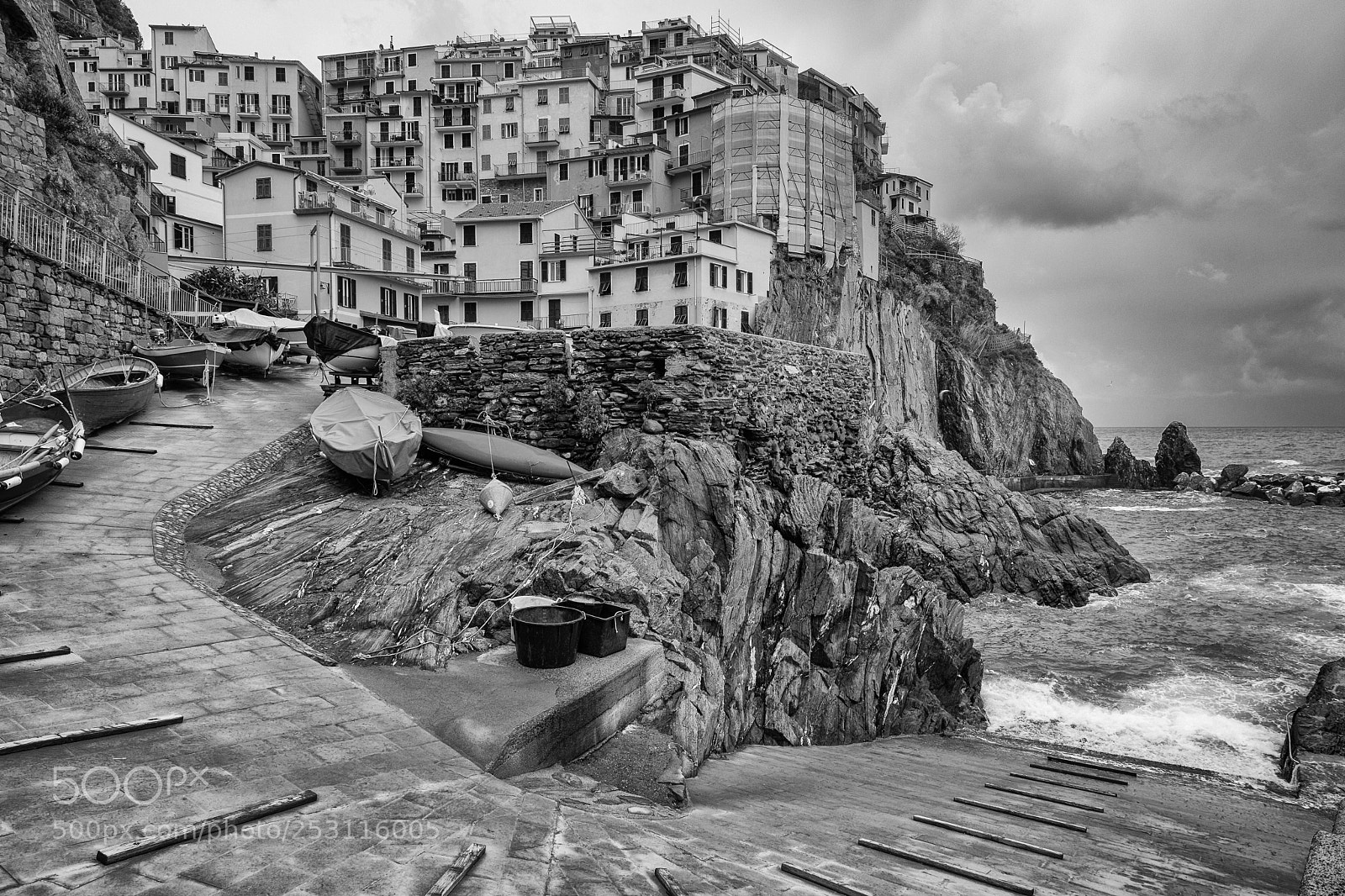 Nikon D500 sample photo. The slipway at manarola photography