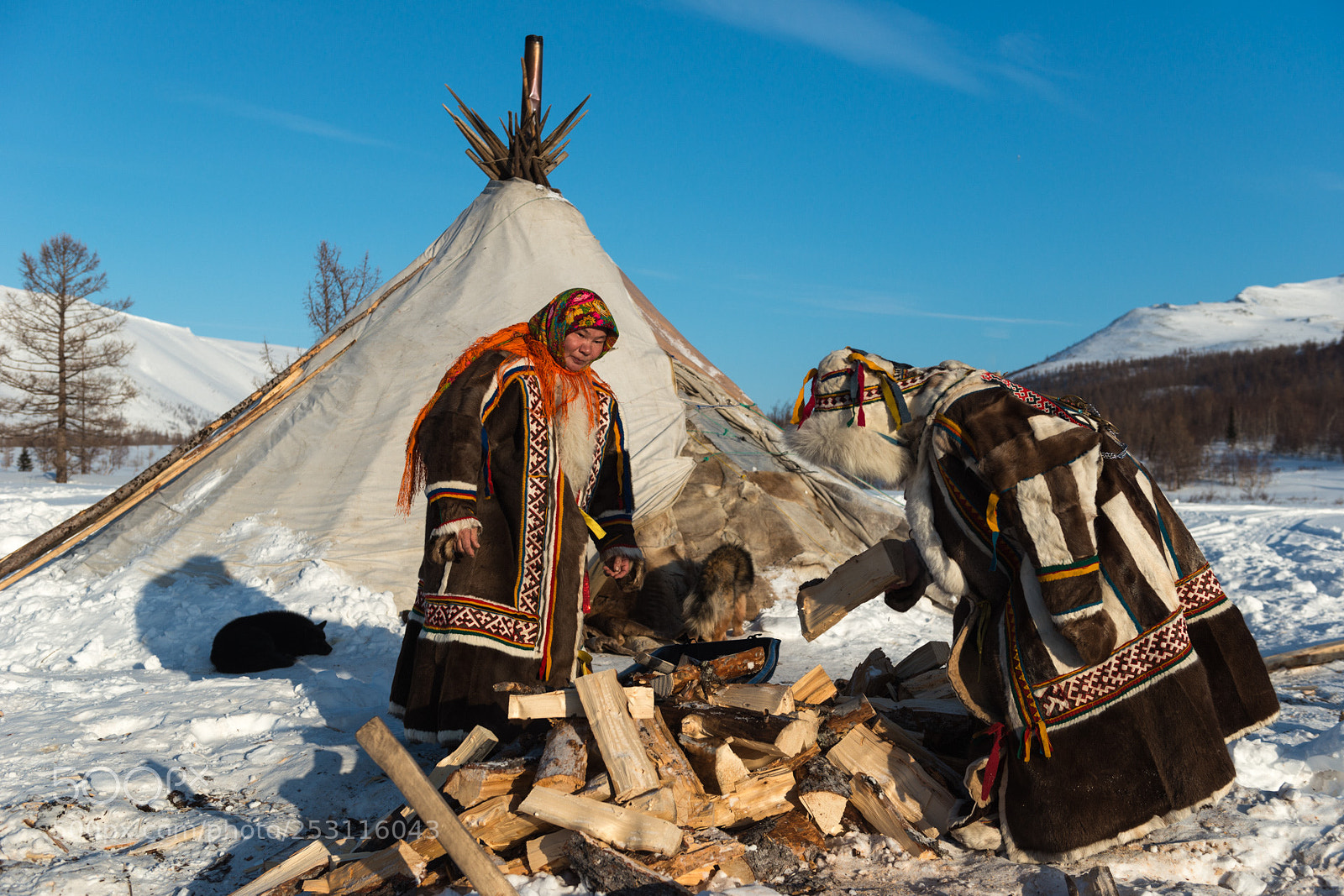 Nikon D800 sample photo. Winter work photography