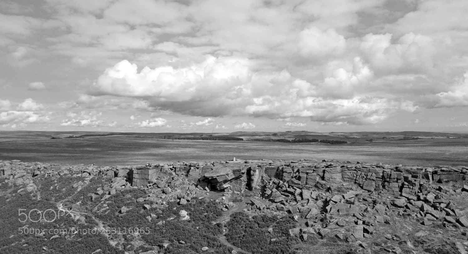 DJI FC220 sample photo. Stanage edge photography