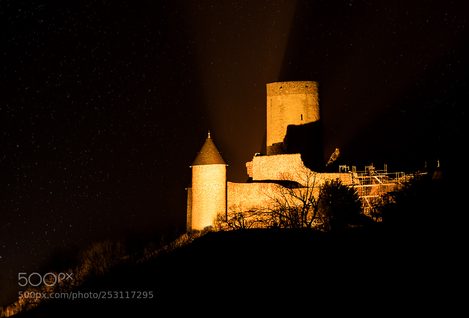 Nikon D5300 sample photo. Nürburg at night photography