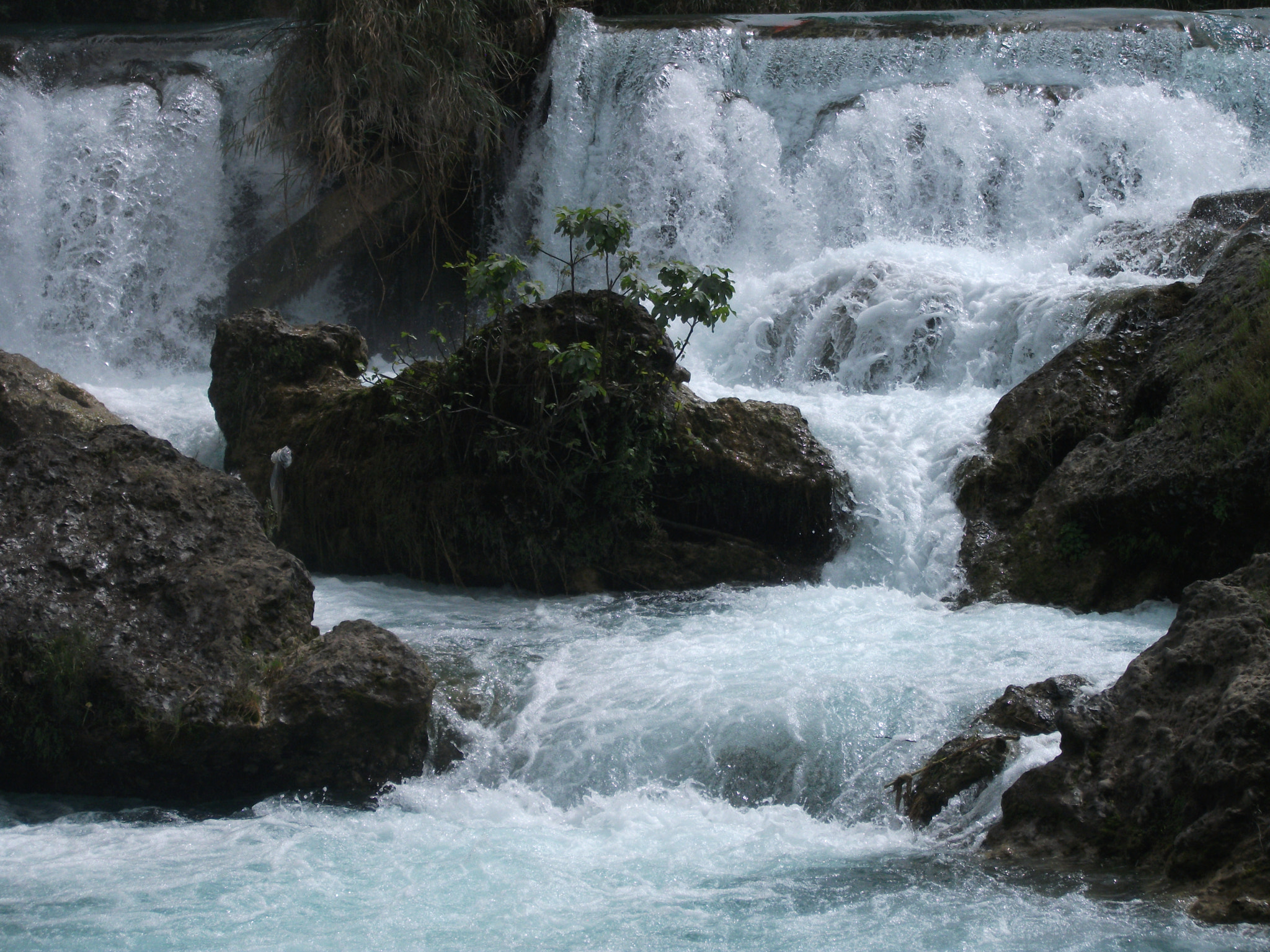 Fujifilm A220 A230 sample photo. Waters are falling down photography