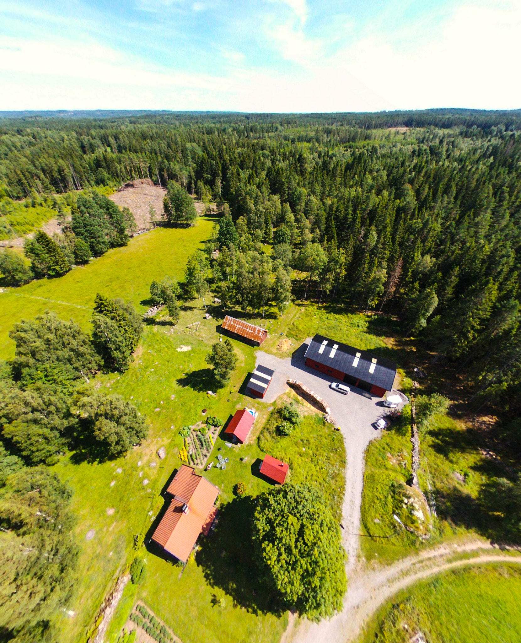 PARROT Bebop 2 sample photo. Farm photography