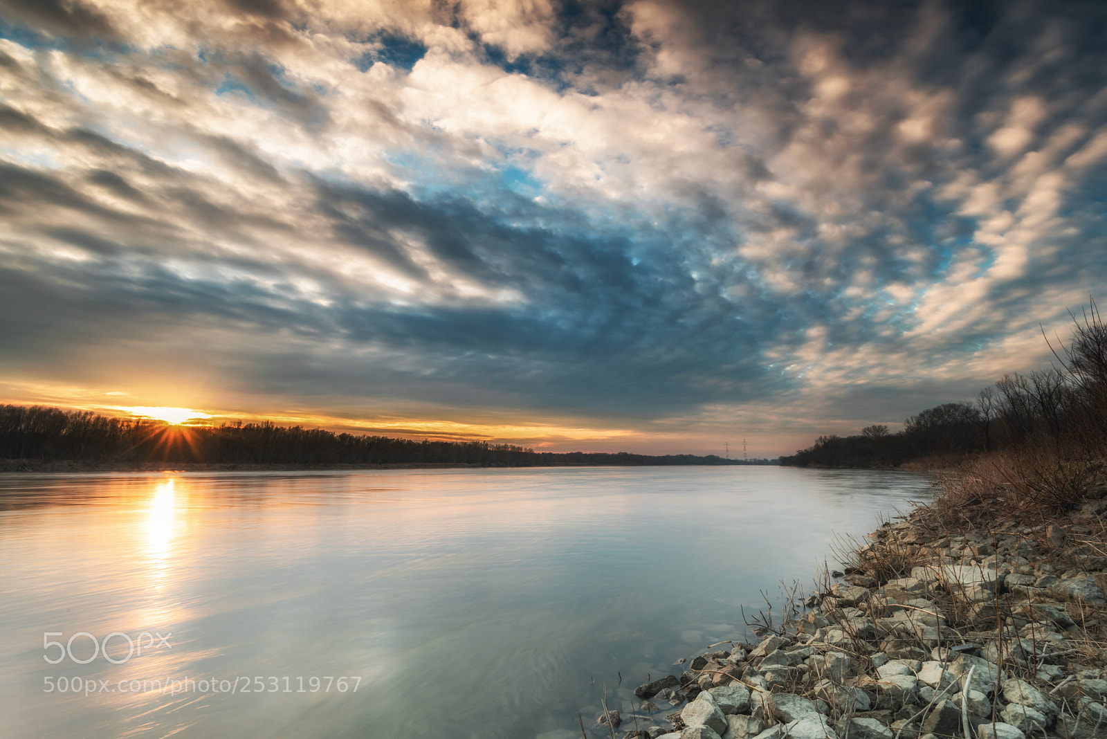 Nikon D810 sample photo. Vistula sunset #1 photography