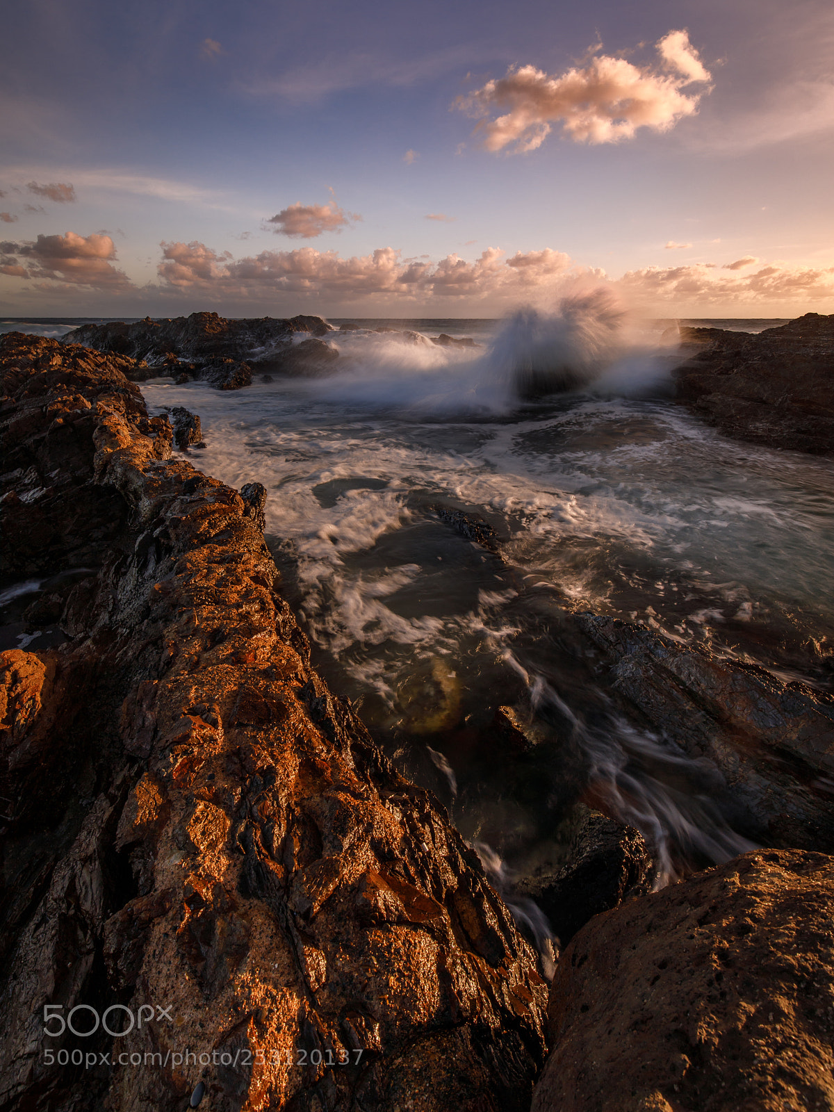 Canon EOS 5D Mark IV sample photo. Sunrise at snapper rocks photography