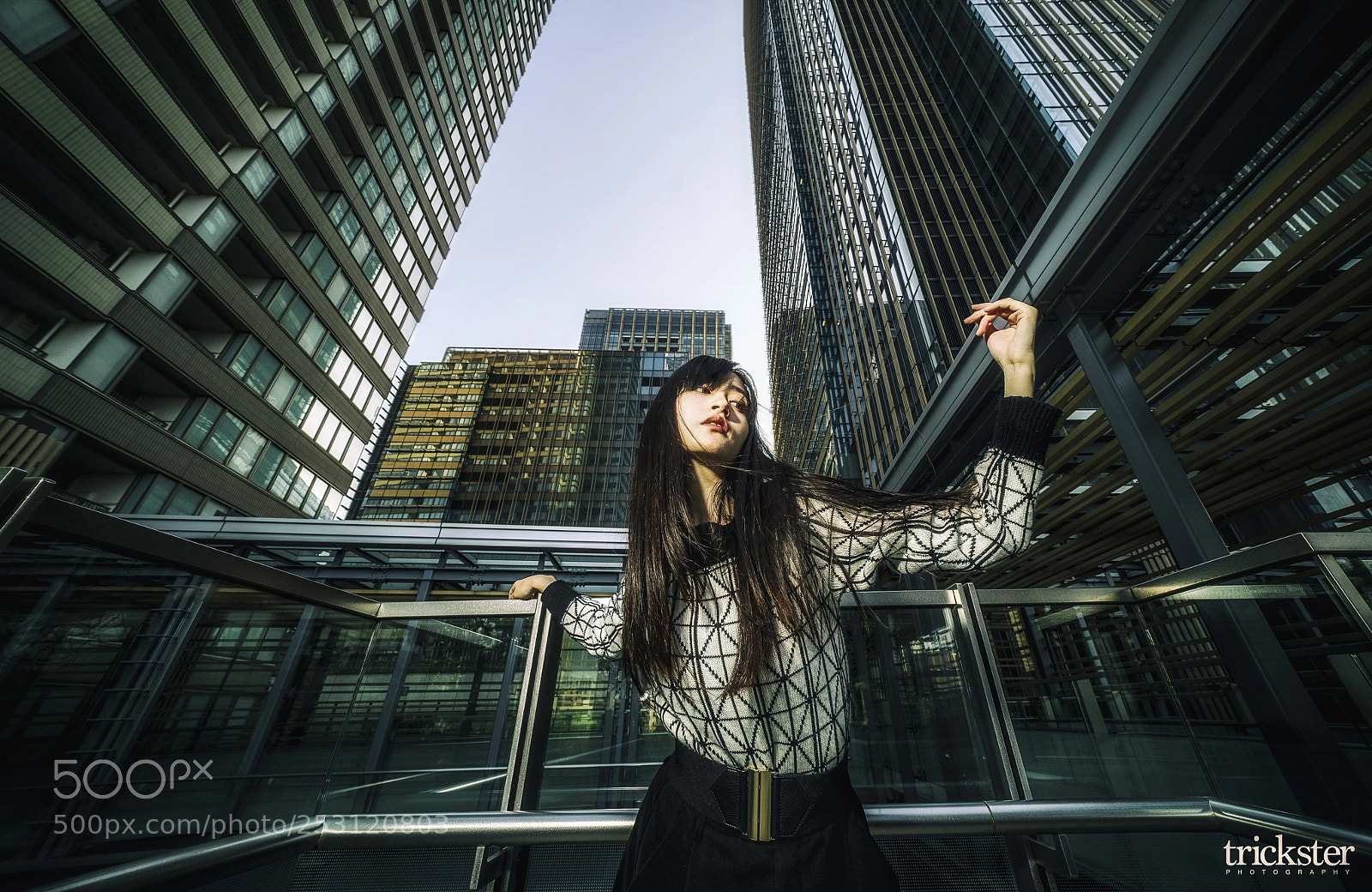 Sony a7S sample photo. Tokyo portrait / tokyo midtown photography
