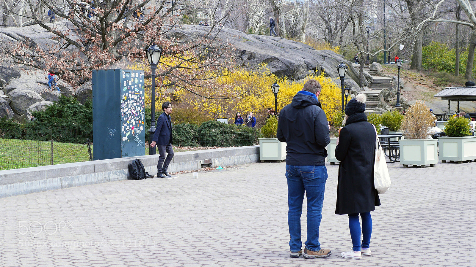 Panasonic Lumix DMC-GH3 sample photo. Central park tap dancer photography