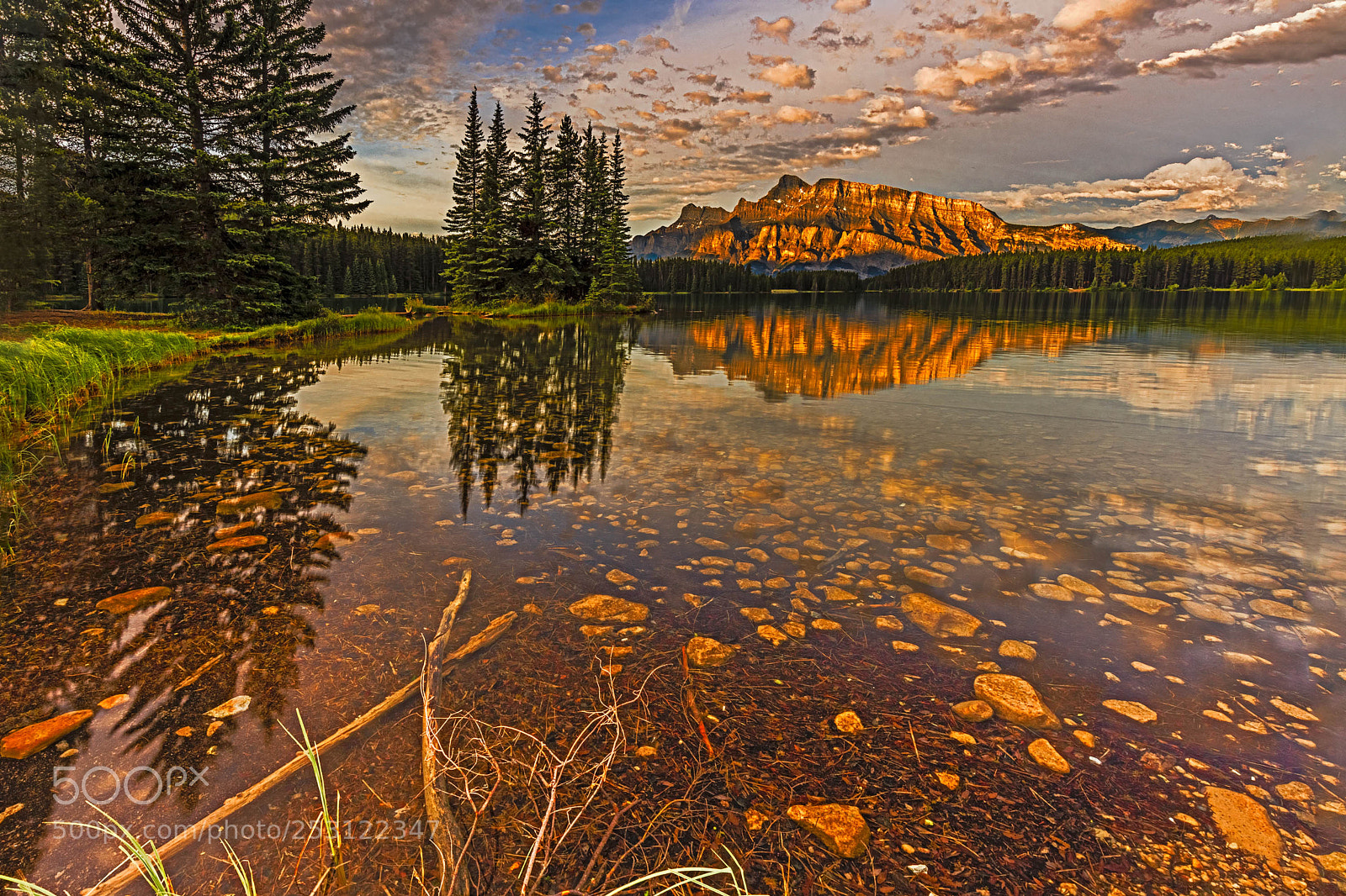 Canon EOS 5DS R sample photo. Two jack banff sunrise photography