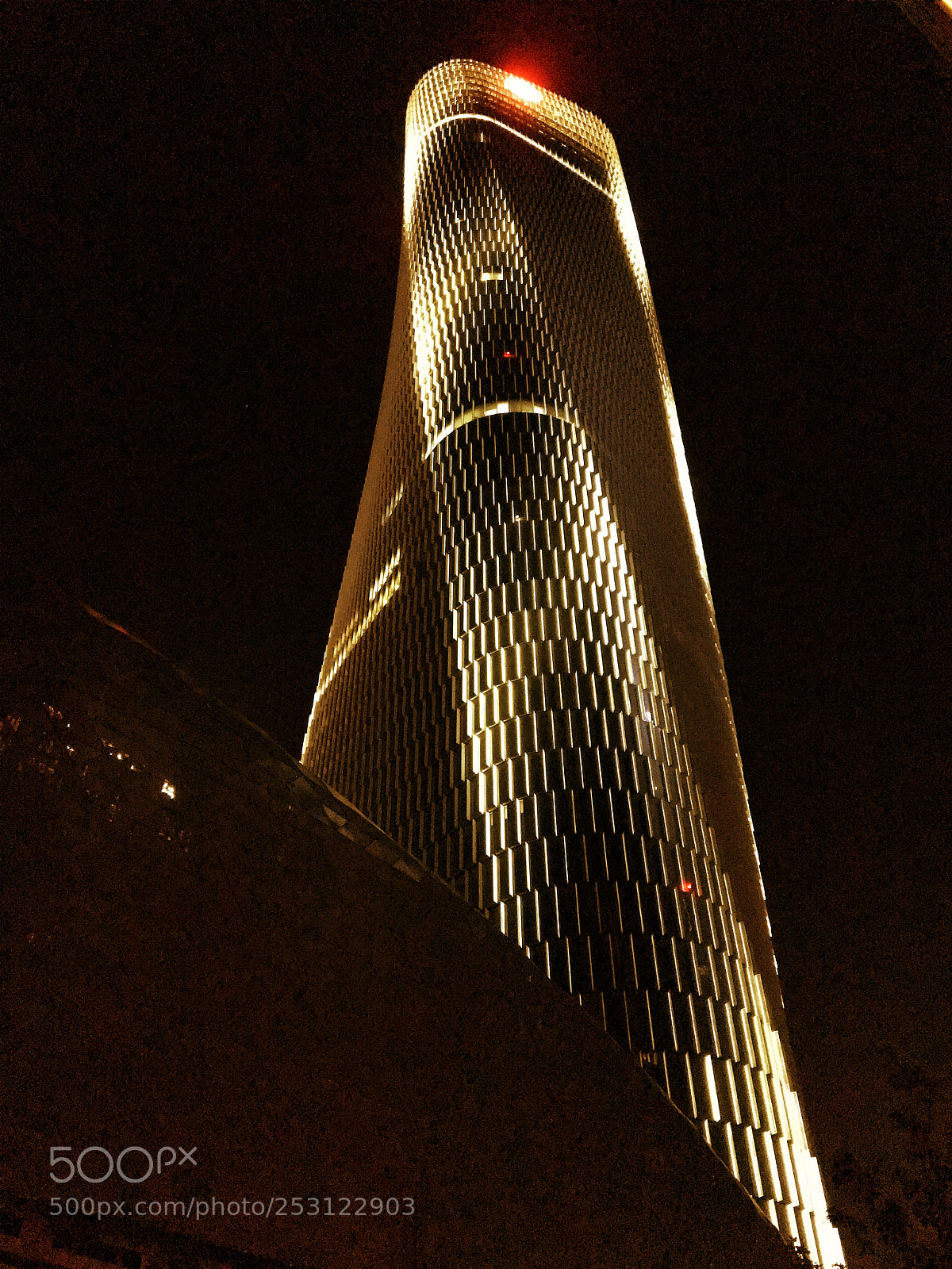 Apple iPhone sample photo. Bank of china high-rise photography