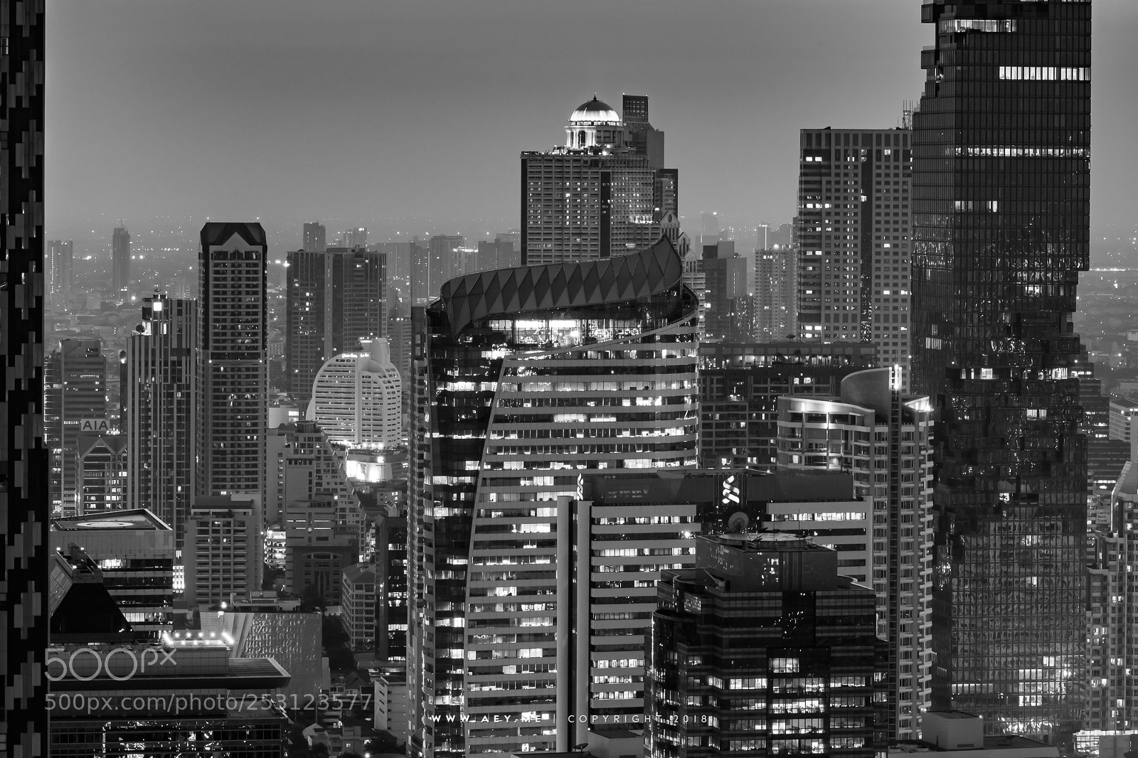 Nikon D850 sample photo. Cityscape of bangkok view photography