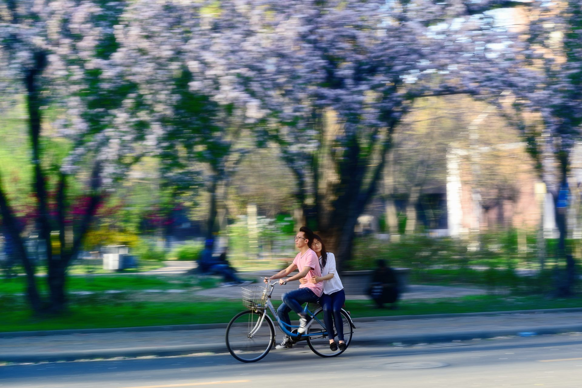 Nikon AF-S Nikkor 70-200mm F2.8G ED VR II sample photo. Bike lovers in tju camups photography