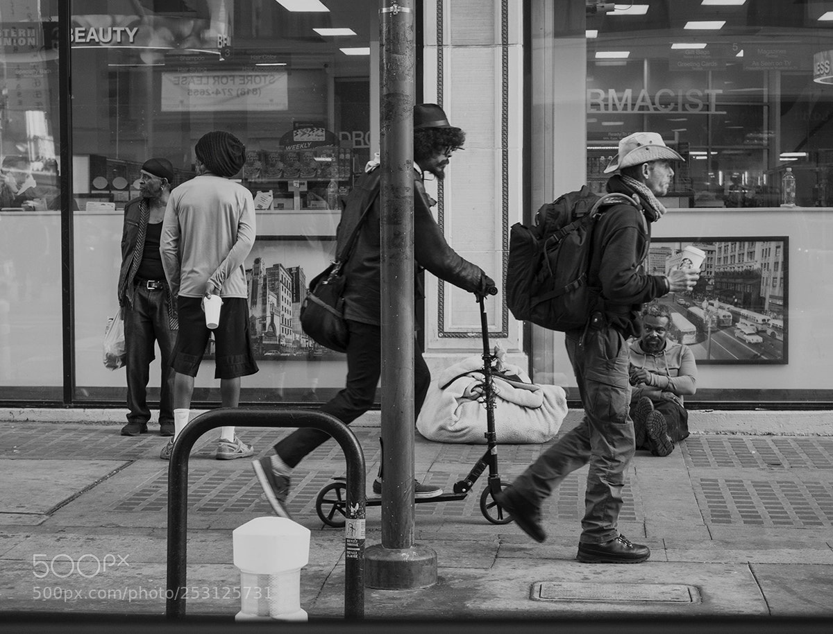 Sony Cyber-shot DSC-RX100 IV sample photo. Scooter in the middle photography