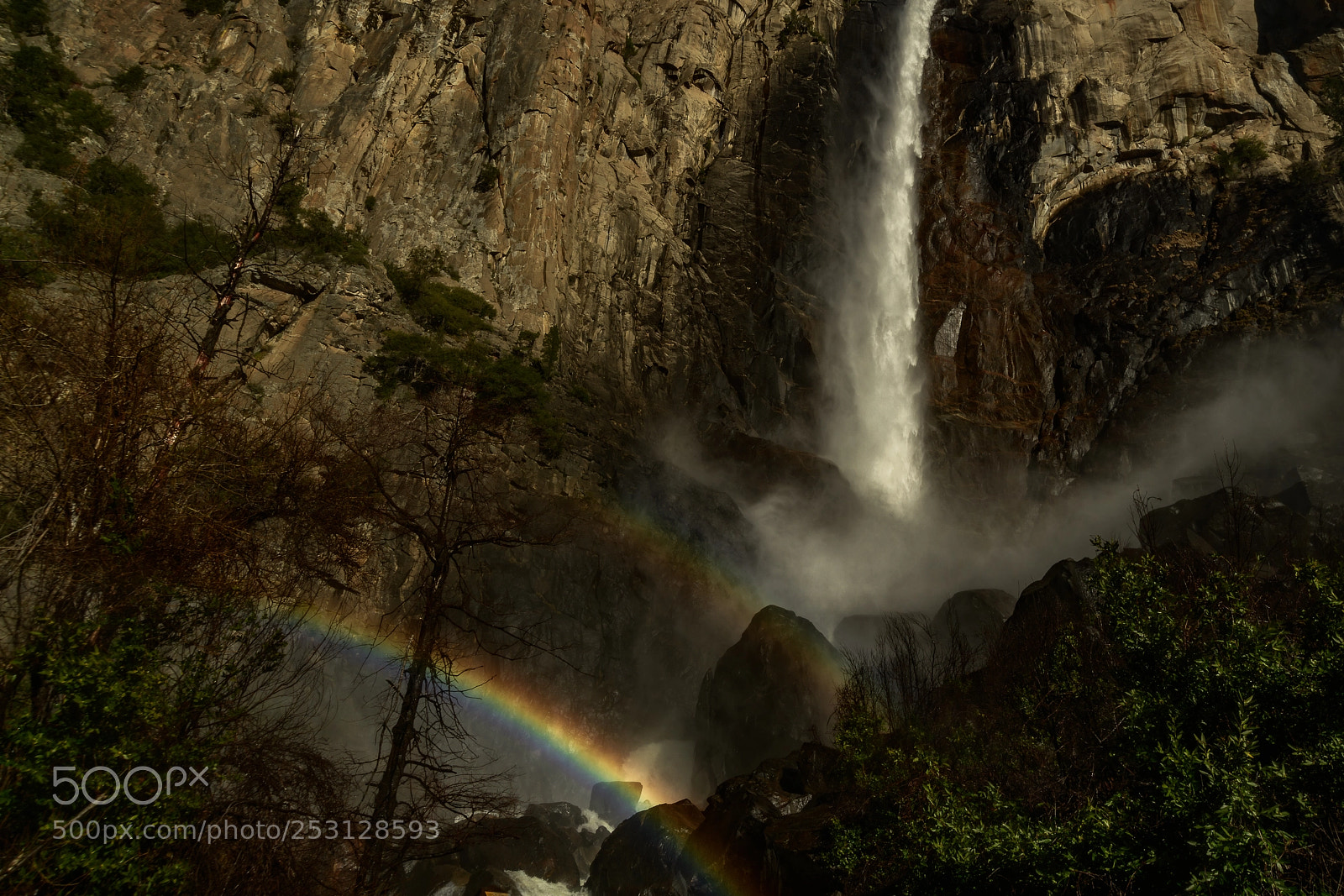 Nikon D850 sample photo. Bridalveil rainbows photography