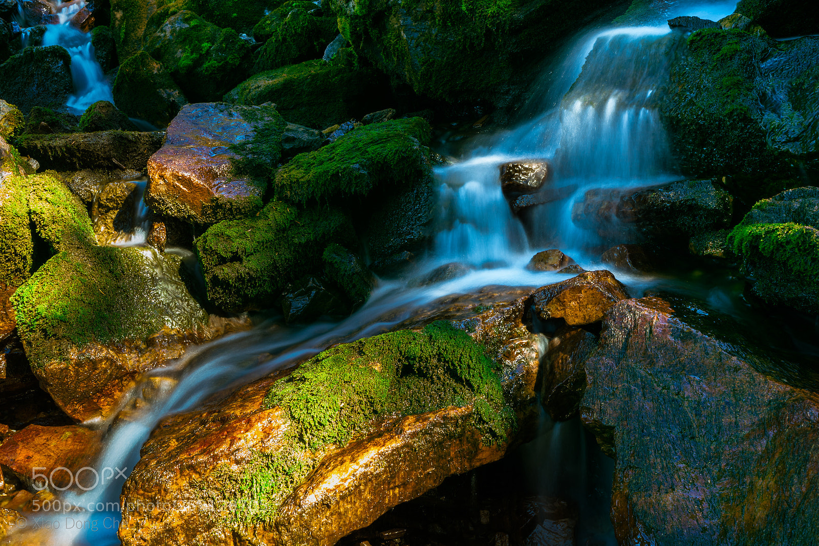 Sony a9 sample photo. Mountain stream photography