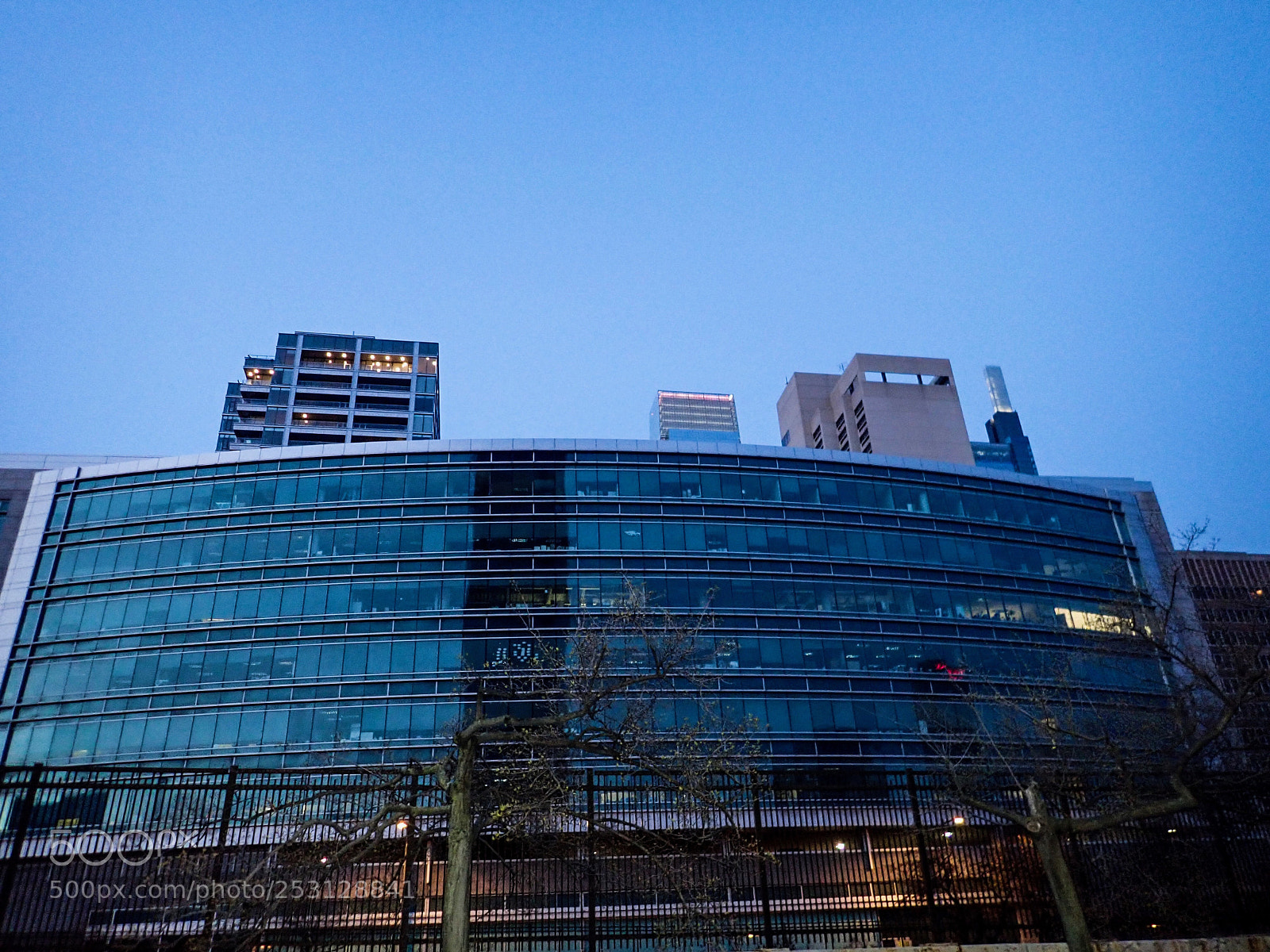 Olympus TG-5 sample photo. Philadelphia skyline (obstructed view) photography