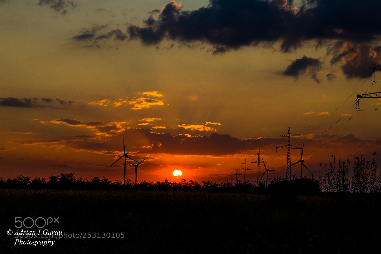 Canon EOS 700D (EOS Rebel T5i / EOS Kiss X7i) sample photo. Windmills in the sunset photography