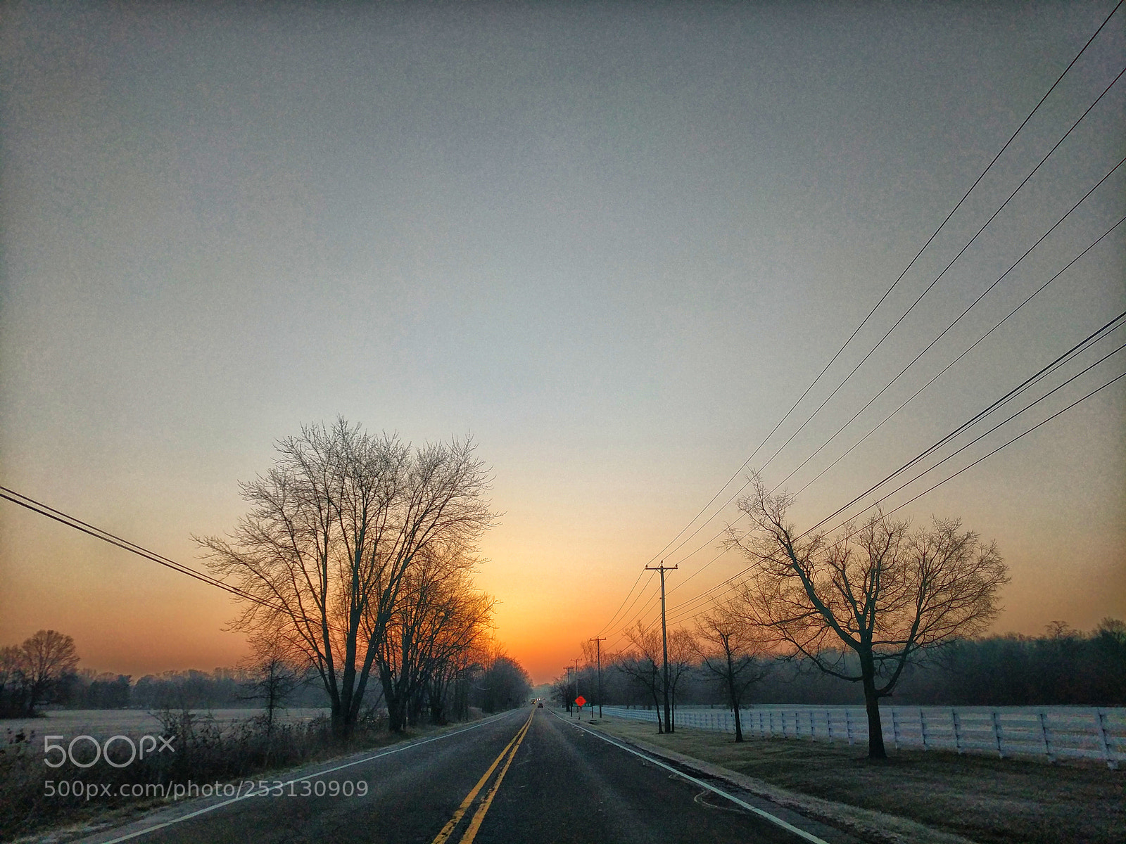 Google Pixel XL sample photo. Cold sunrise photography