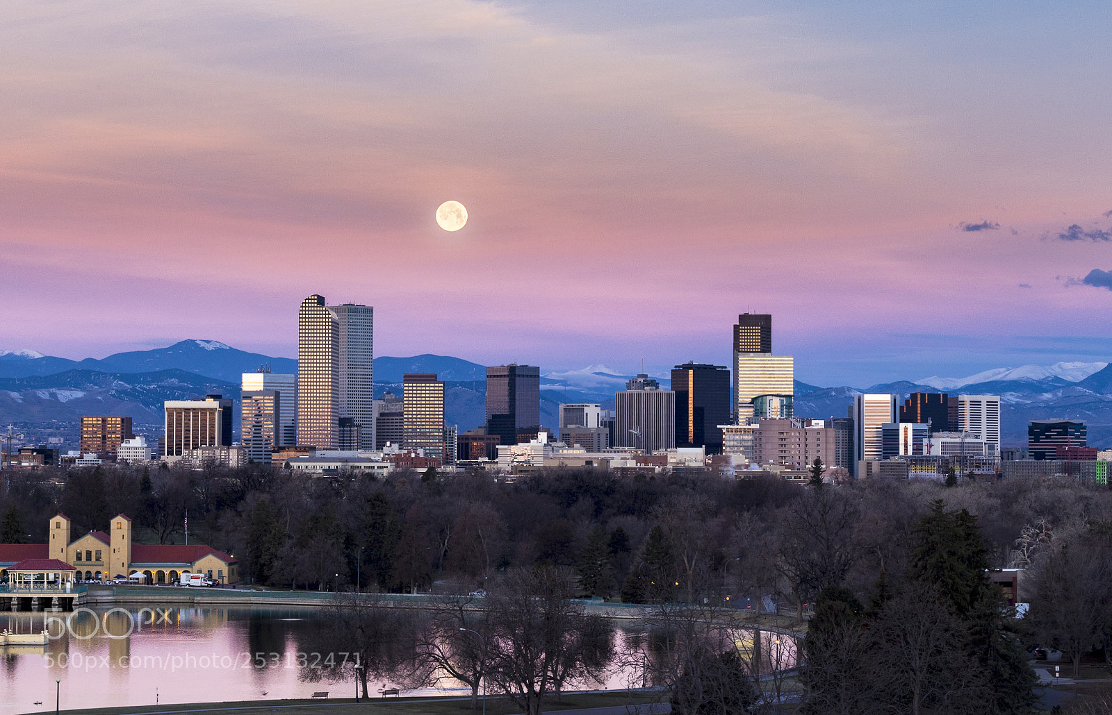 Canon EOS 7D Mark II sample photo. Blue moon over denver photography