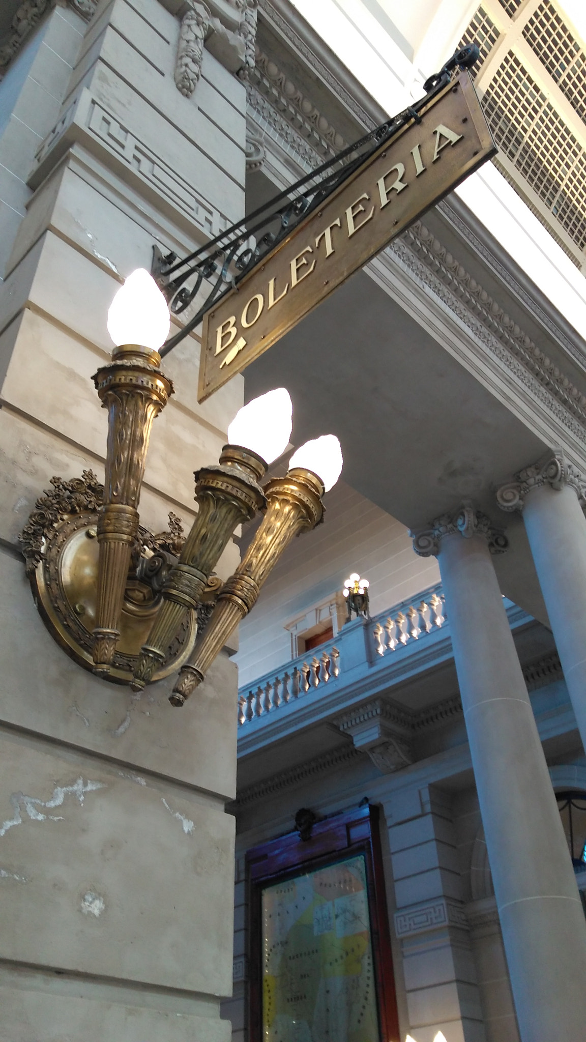 Motorola Moto G Play sample photo. Retiro central station lights photography