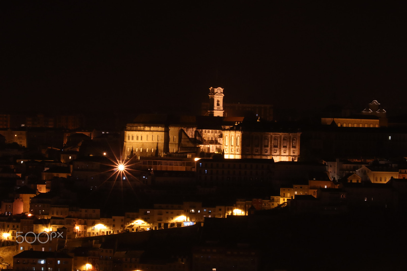 Canon EOS M50 (EOS Kiss M) sample photo. Coimbra at night photography