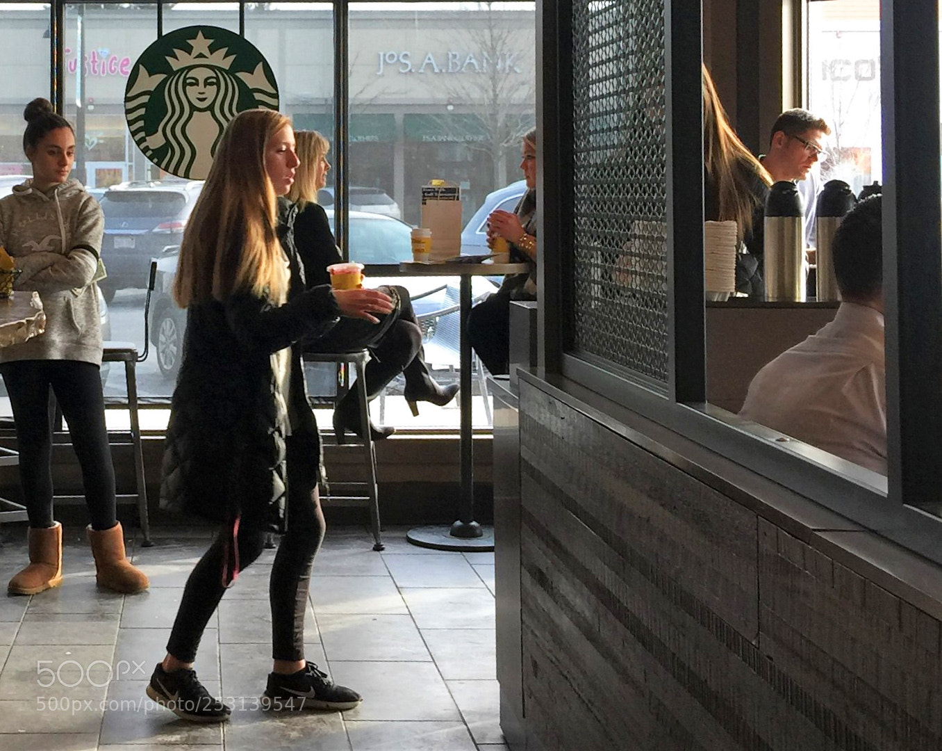 Apple iPhone 6 Plus sample photo. Afternoon at starbucks # two photography
