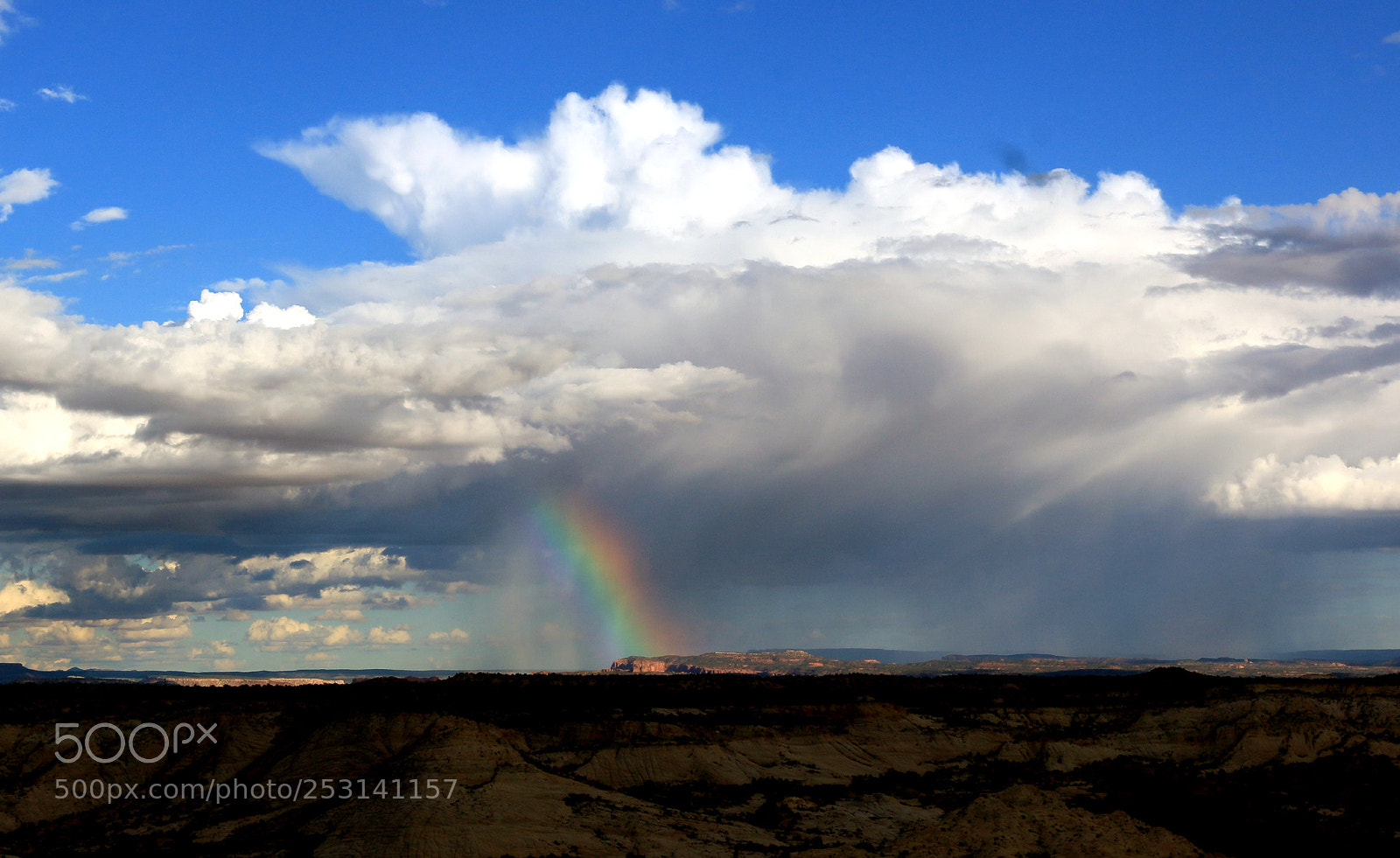 Canon EOS 70D sample photo. Rainbow over the escalante photography