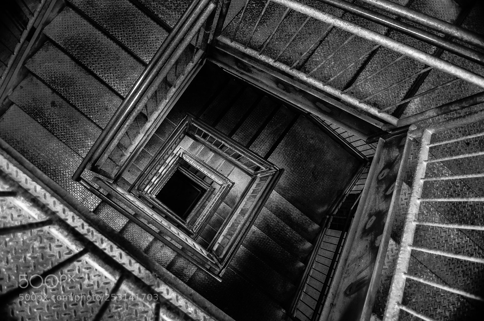 Nikon D3200 sample photo. Spiral staircase photography
