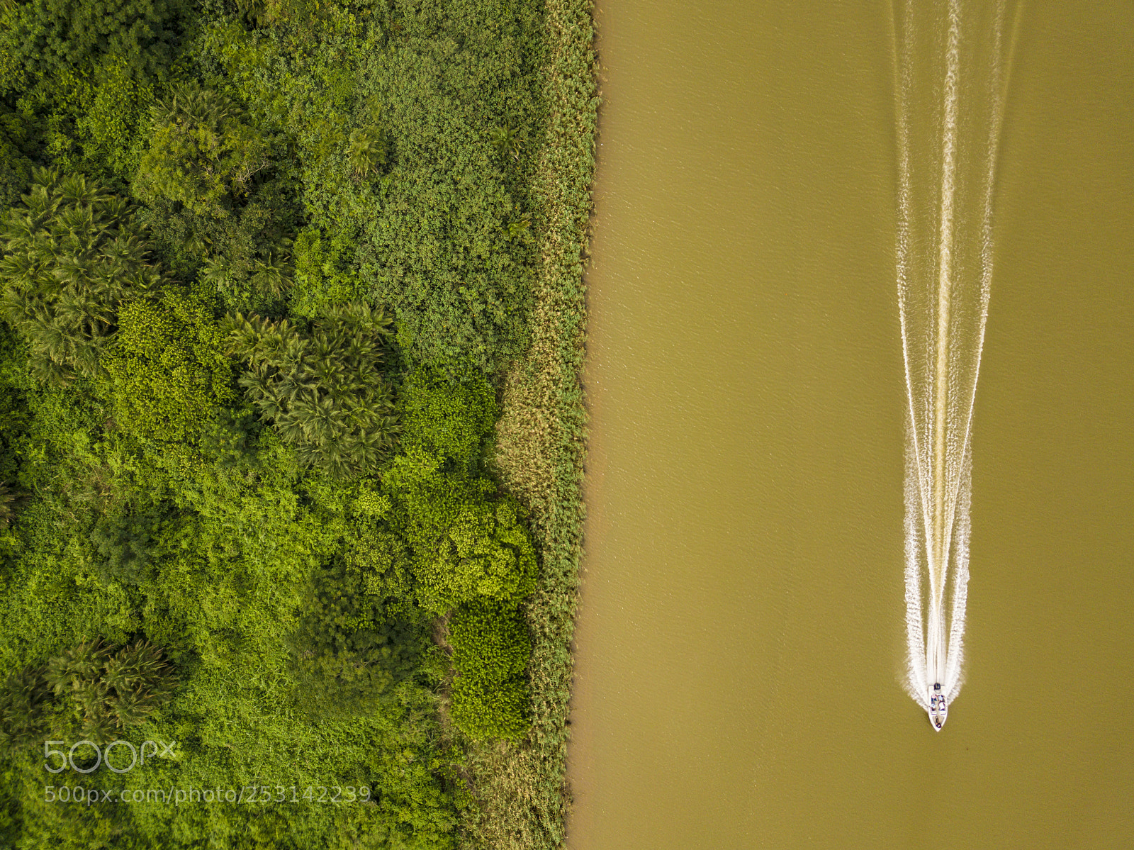 DJI FC220 sample photo. Umtavuna river - speed photography