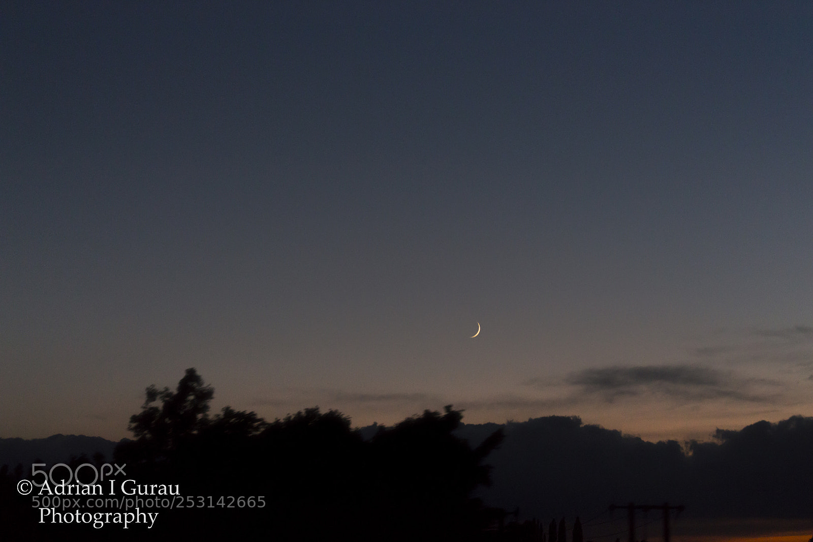 Canon EOS 700D (EOS Rebel T5i / EOS Kiss X7i) sample photo. New moon photography