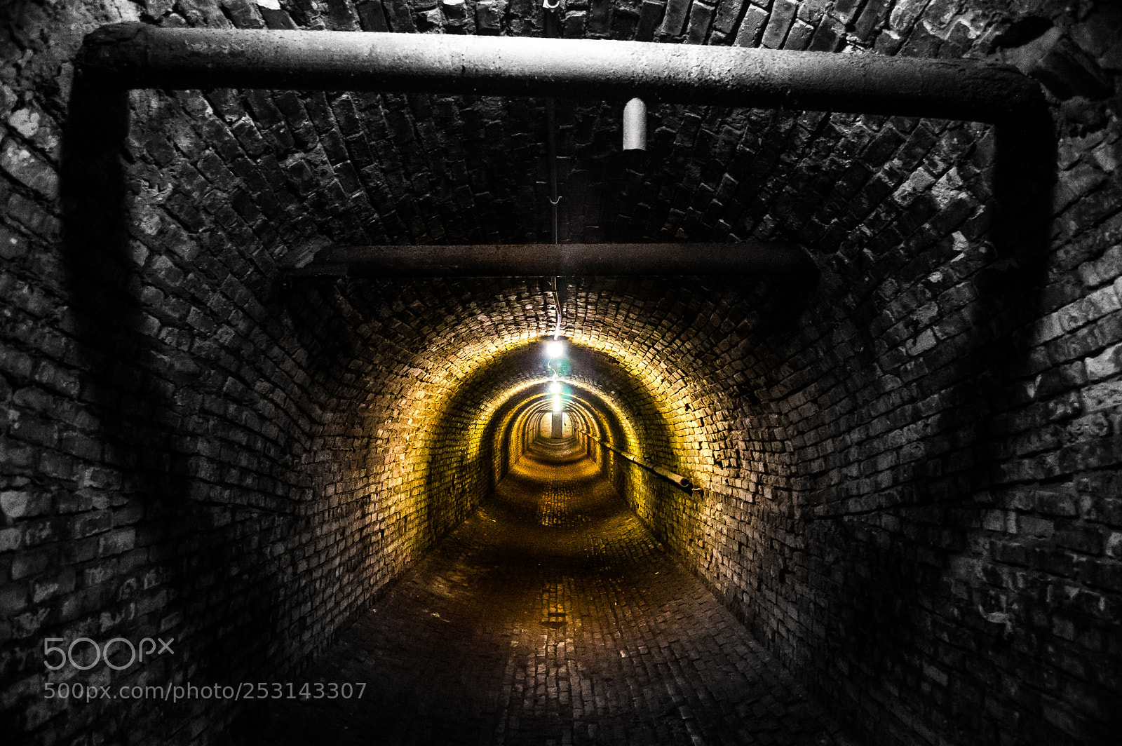 Nikon D3200 sample photo. Haunted tunnel photography