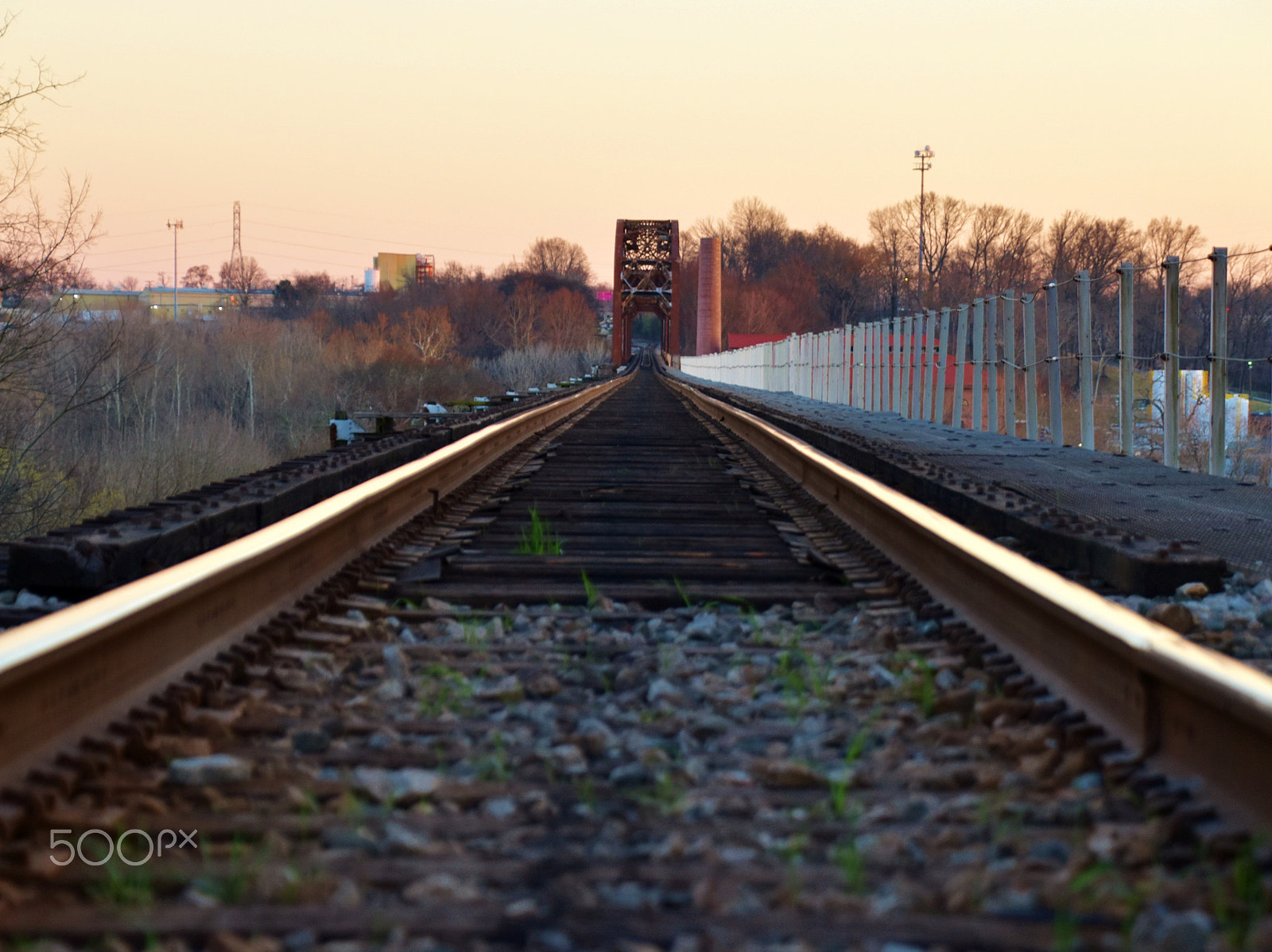 Nikon D5500 sample photo. Track perspective photography