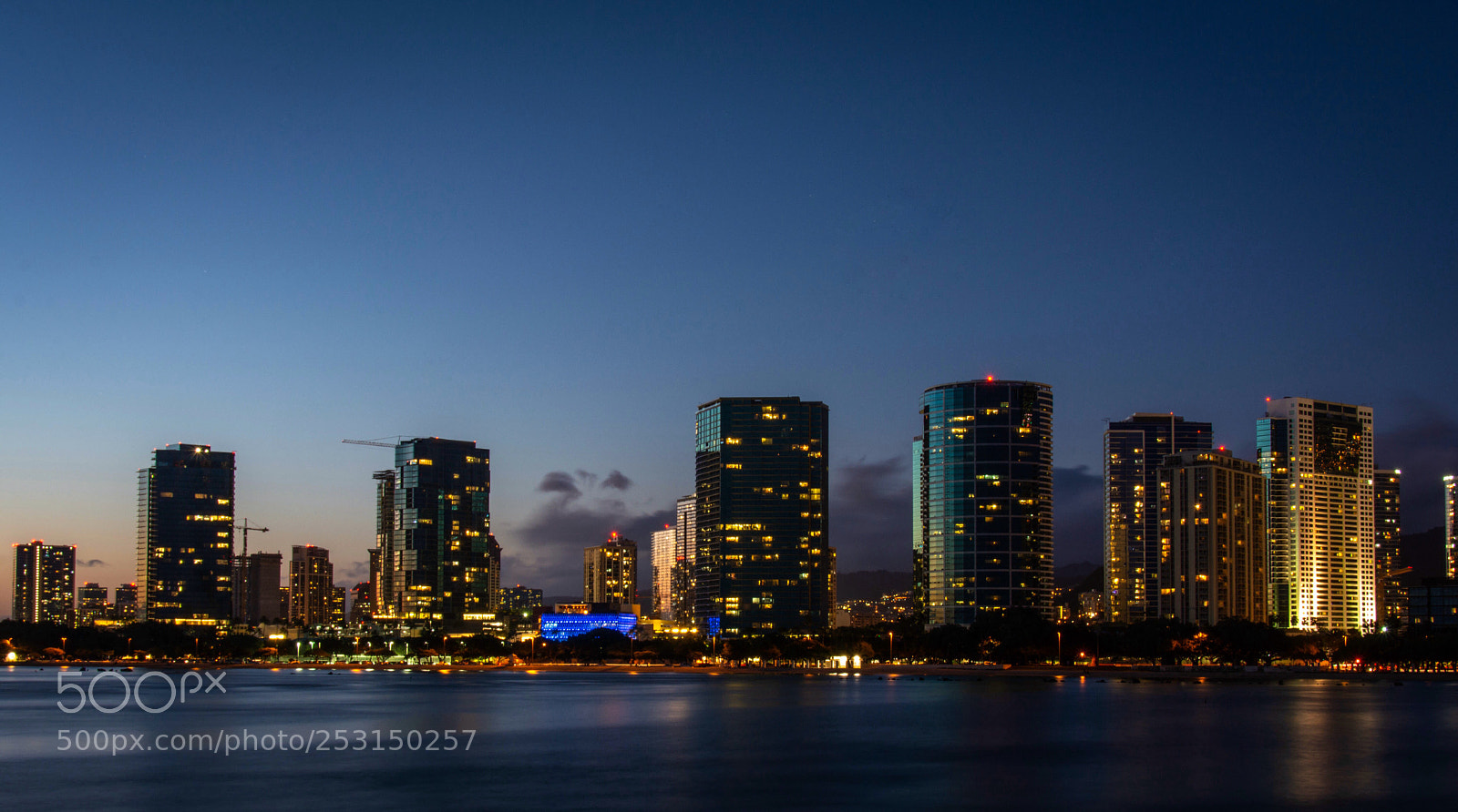 Nikon D5200 sample photo. Honolulu skyline photography
