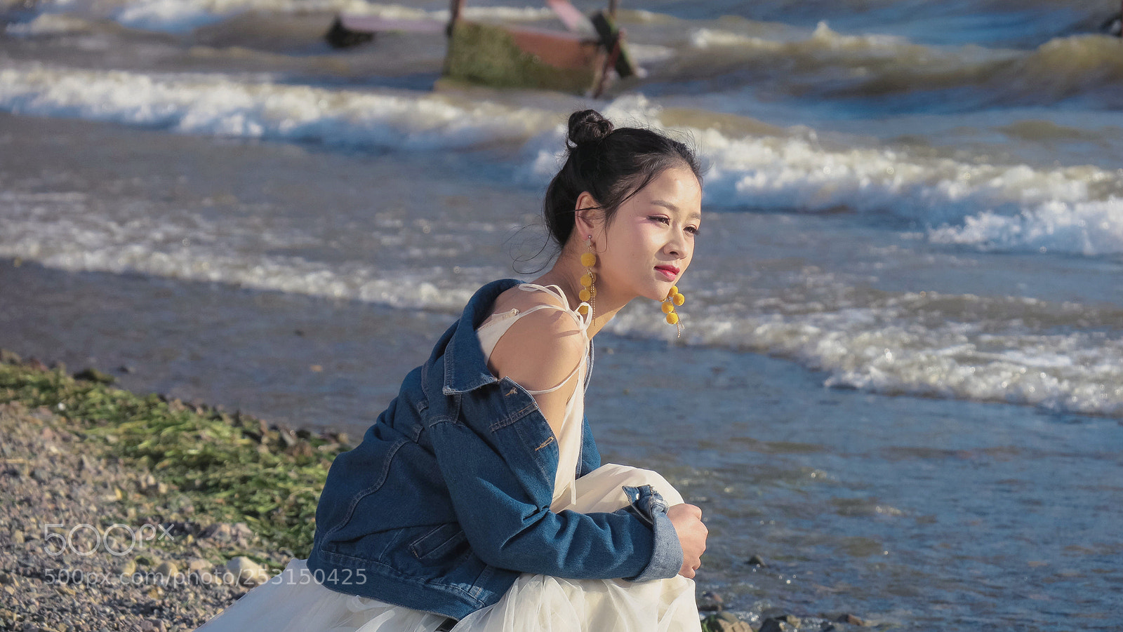 Canon PowerShot G3 X sample photo. 水边的女孩 photography