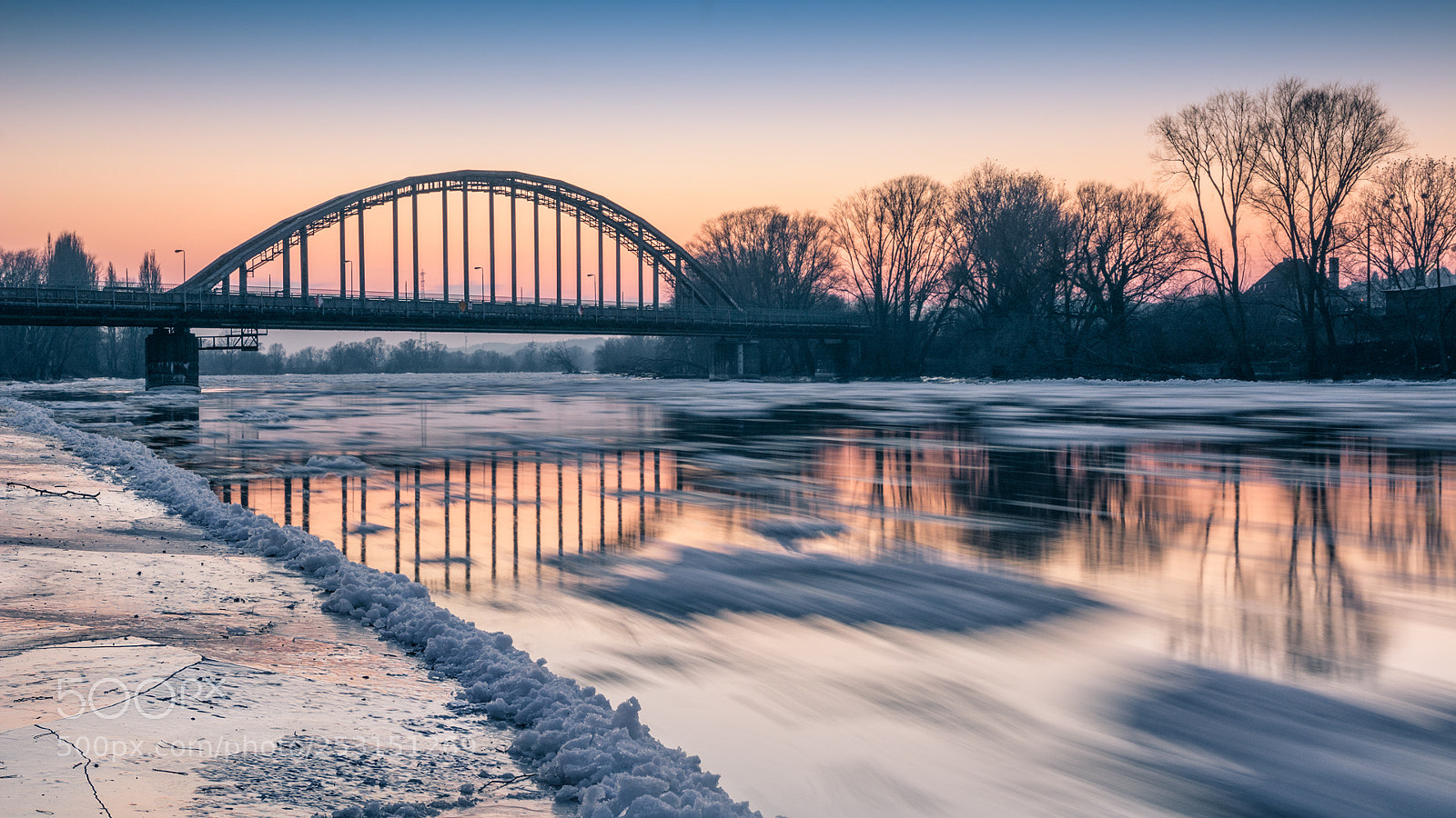 Nikon D7100 sample photo. Frosty evening photography