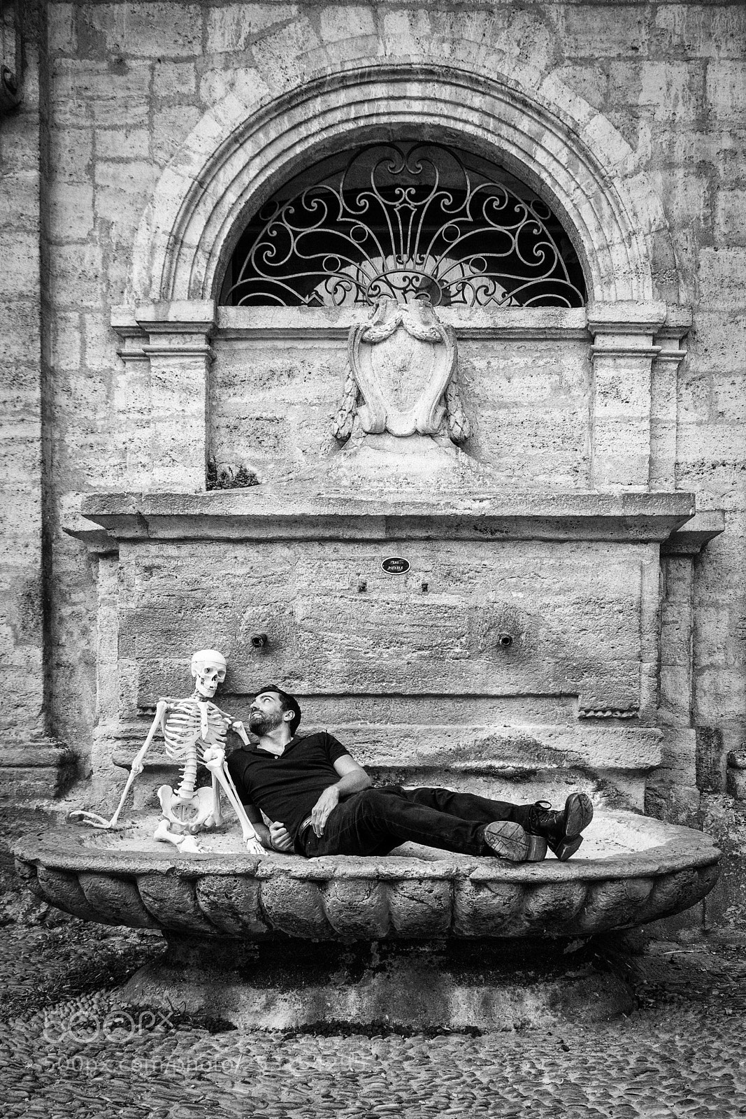 Nikon D7100 sample photo. Rendez-vous à la fontaine photography